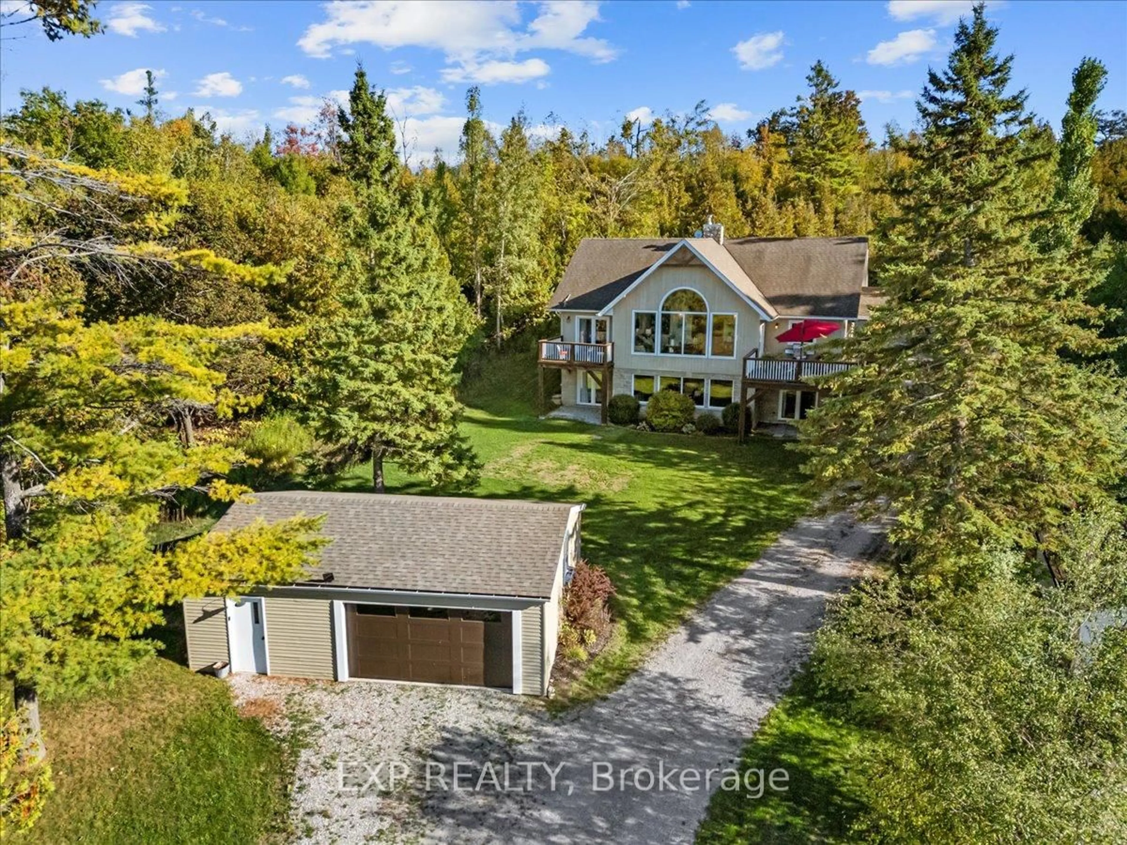 A pic from outside/outdoor area/front of a property/back of a property/a pic from drone, unknown for 857 Cedar Glen Rd, Kawartha Lakes Ontario K0M 1L0