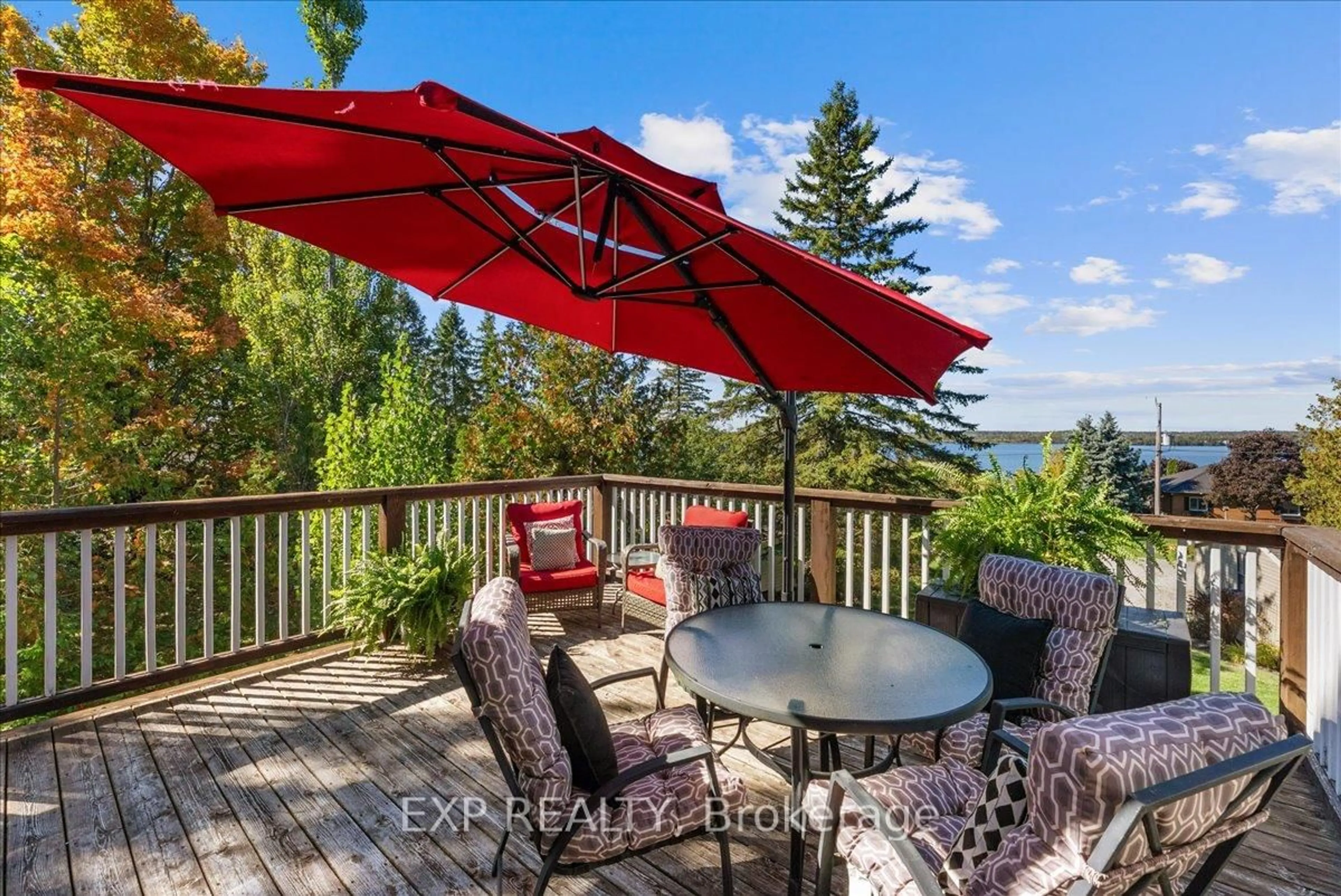 Patio, water/lake/river/ocean view for 857 Cedar Glen Rd, Kawartha Lakes Ontario K0M 1L0