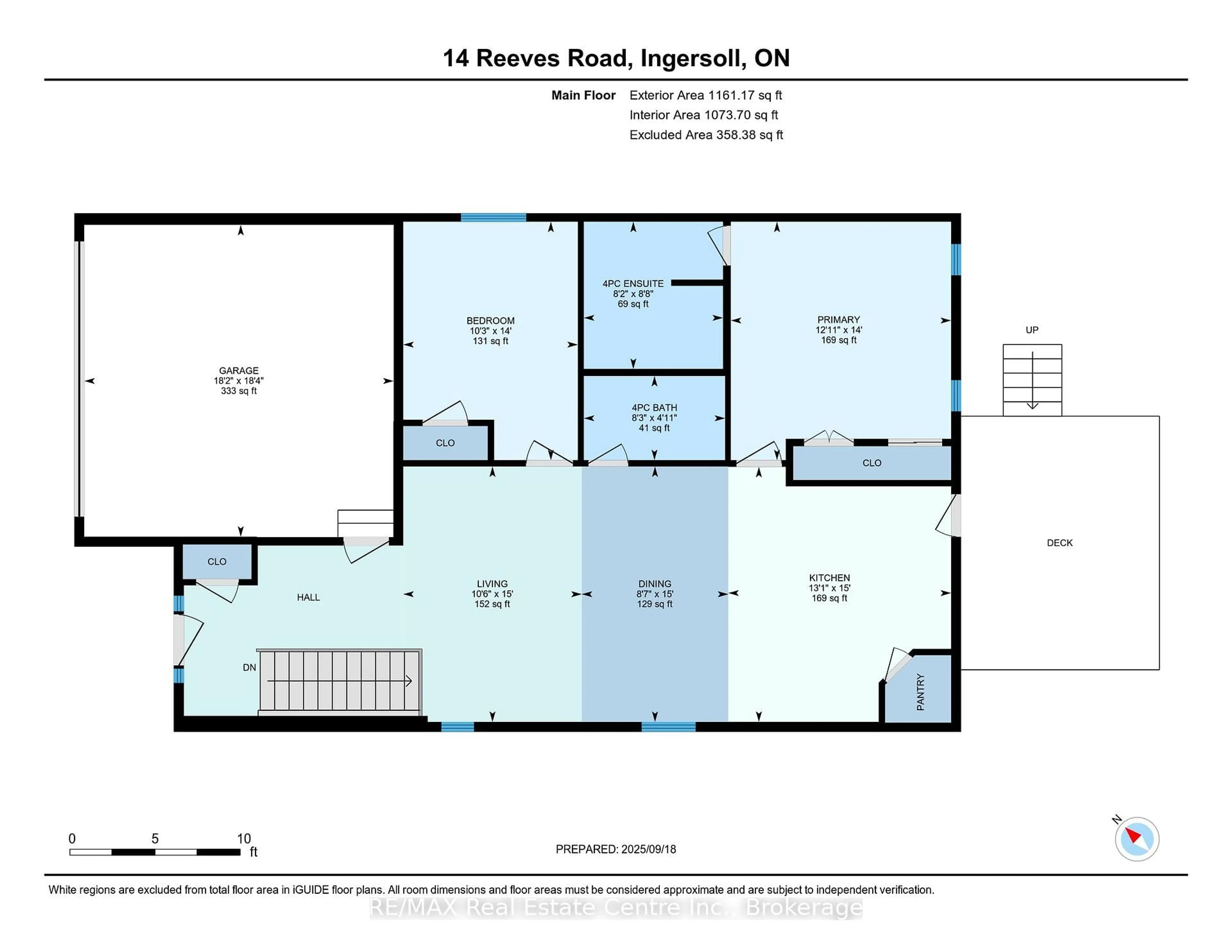 Floor plan for 14 Reeves Rd, Ingersoll Ontario N5C 0E1