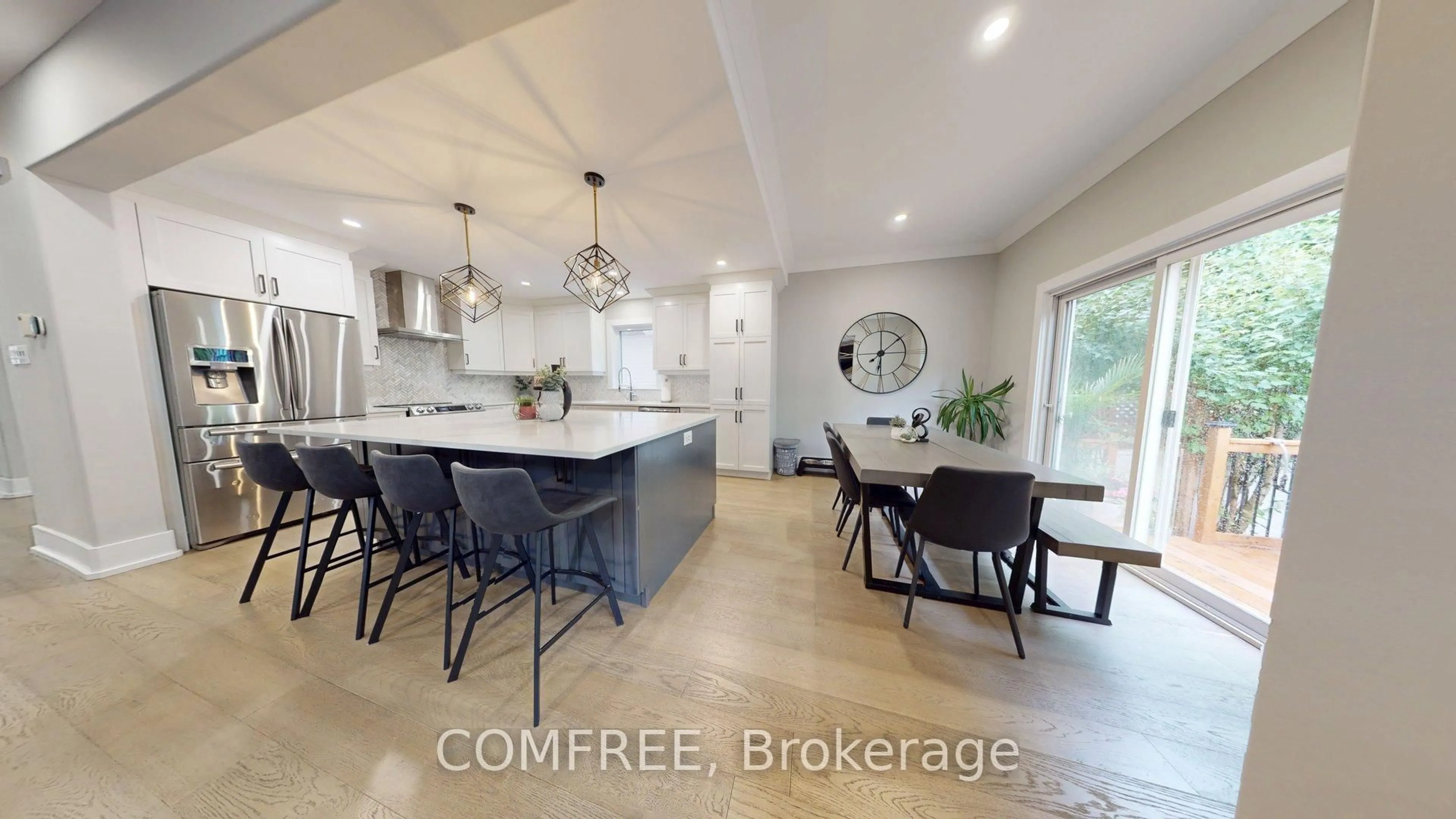 Open concept kitchen, ceramic/tile floor for 70 Sirocco Cres, Ottawa Ontario K2S 2C8