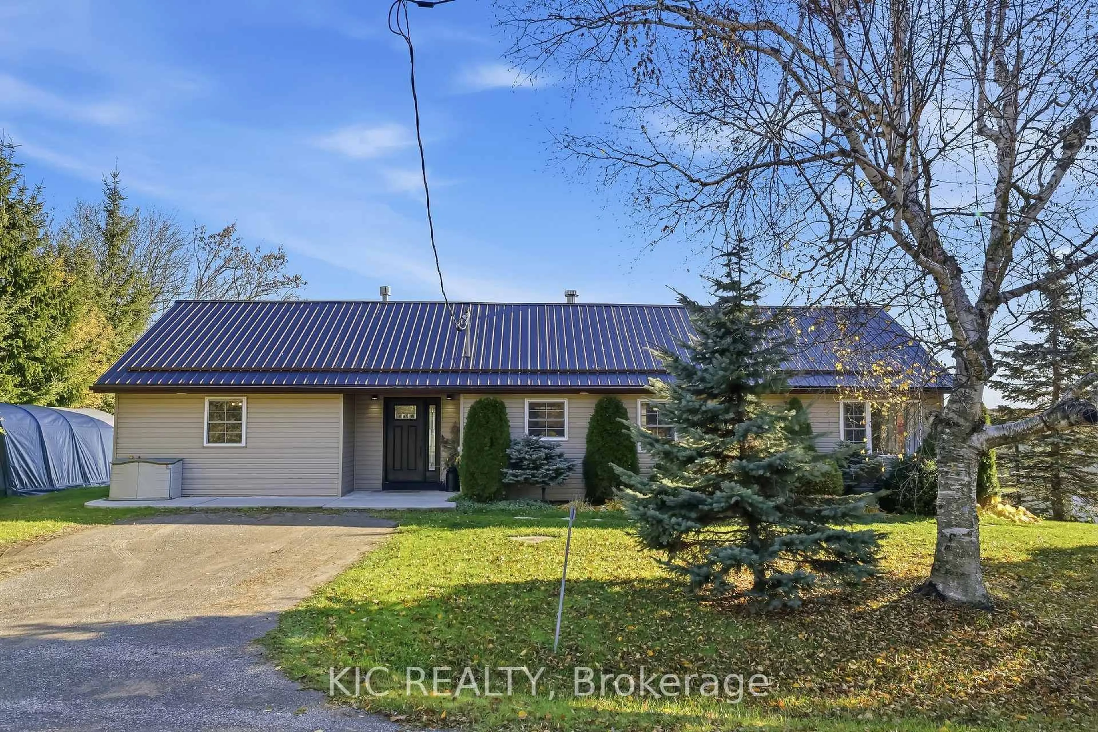 A pic from outside/outdoor area/front of a property/back of a property/a pic from drone, street for 327 Rutherford Rd, Alnwick/Haldimand Ontario K0K 1S0