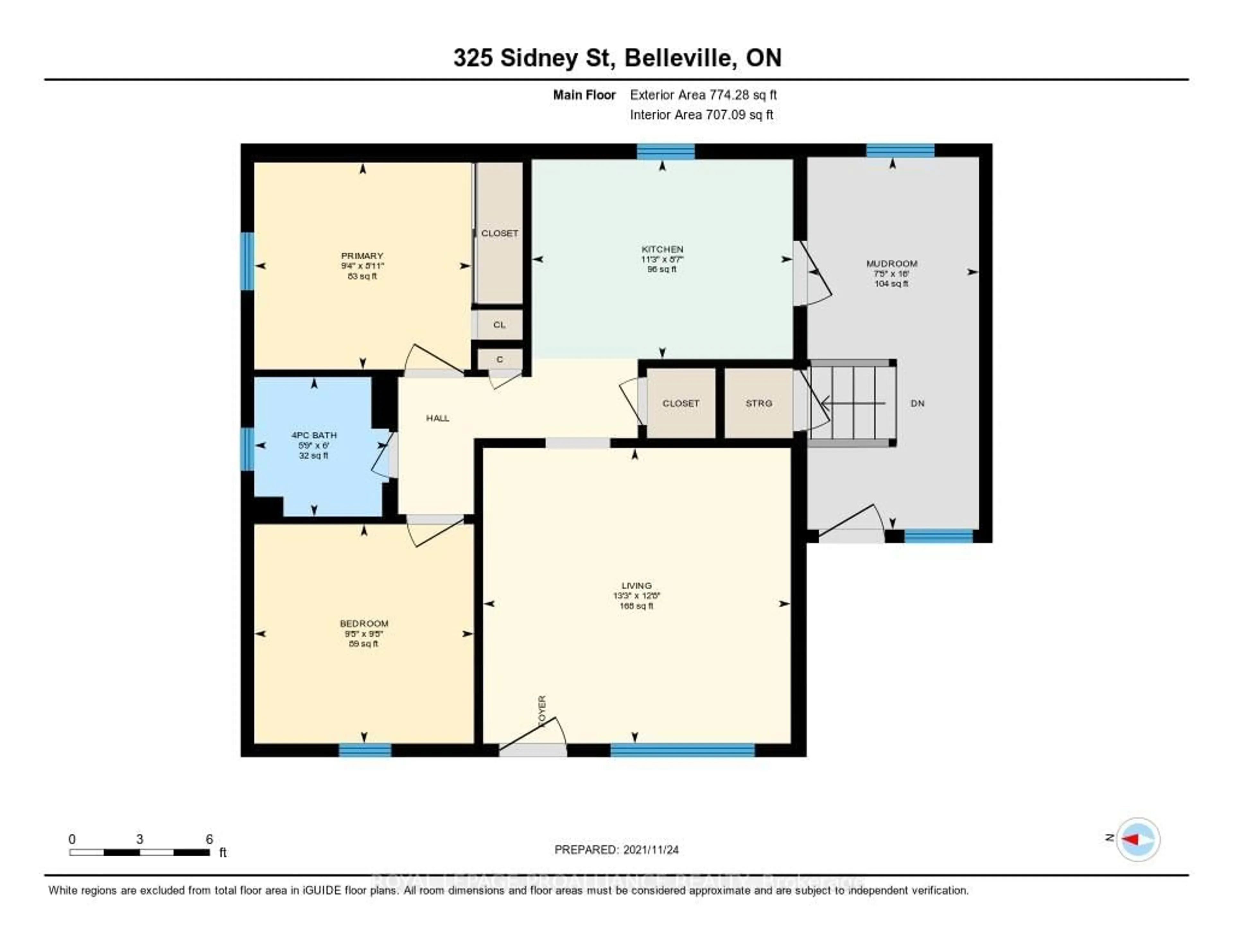 Floor plan for 325 Sidney St, Belleville Ontario K8P 3Z5