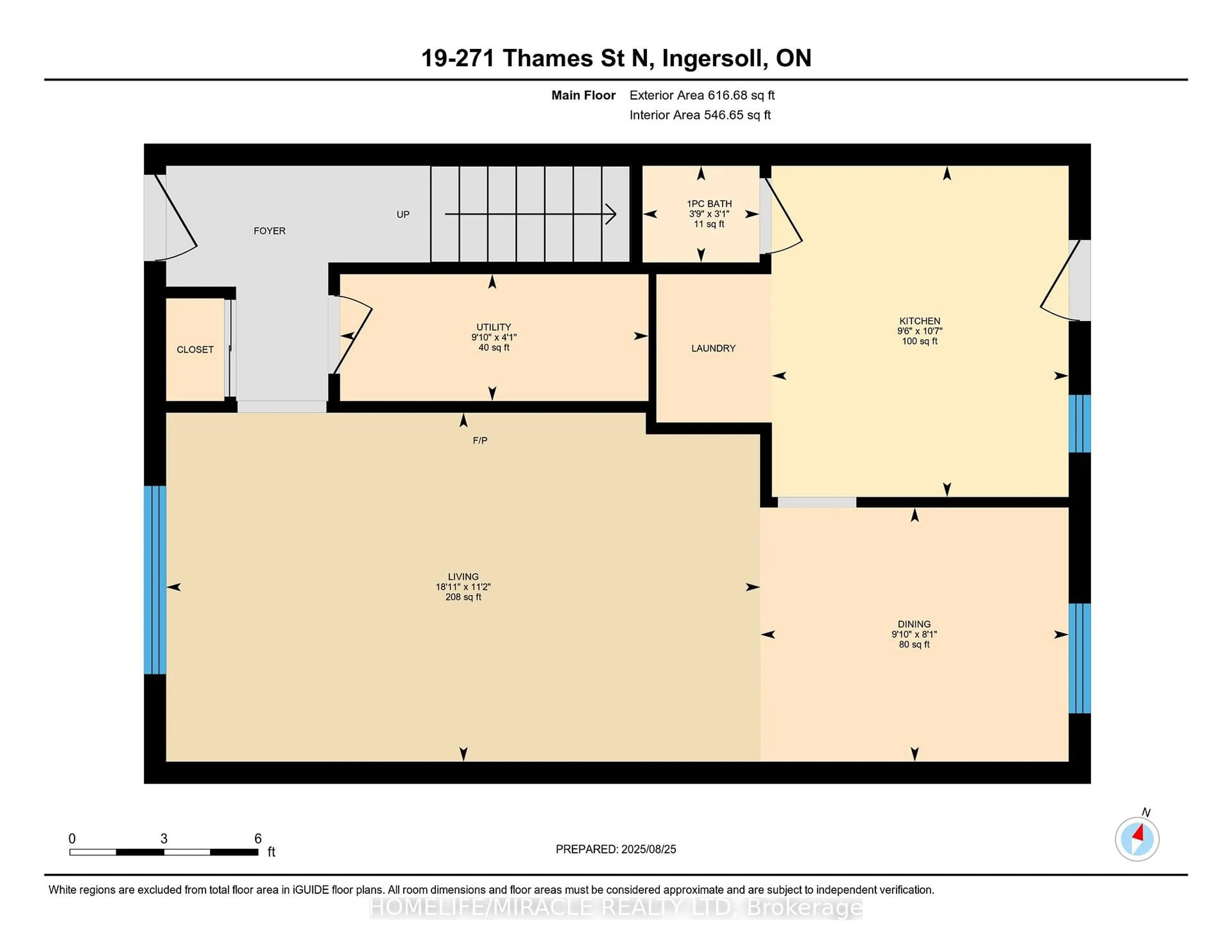 Floor plan for 271 Thames St #19, Ingersoll Ontario N5C 3T6
