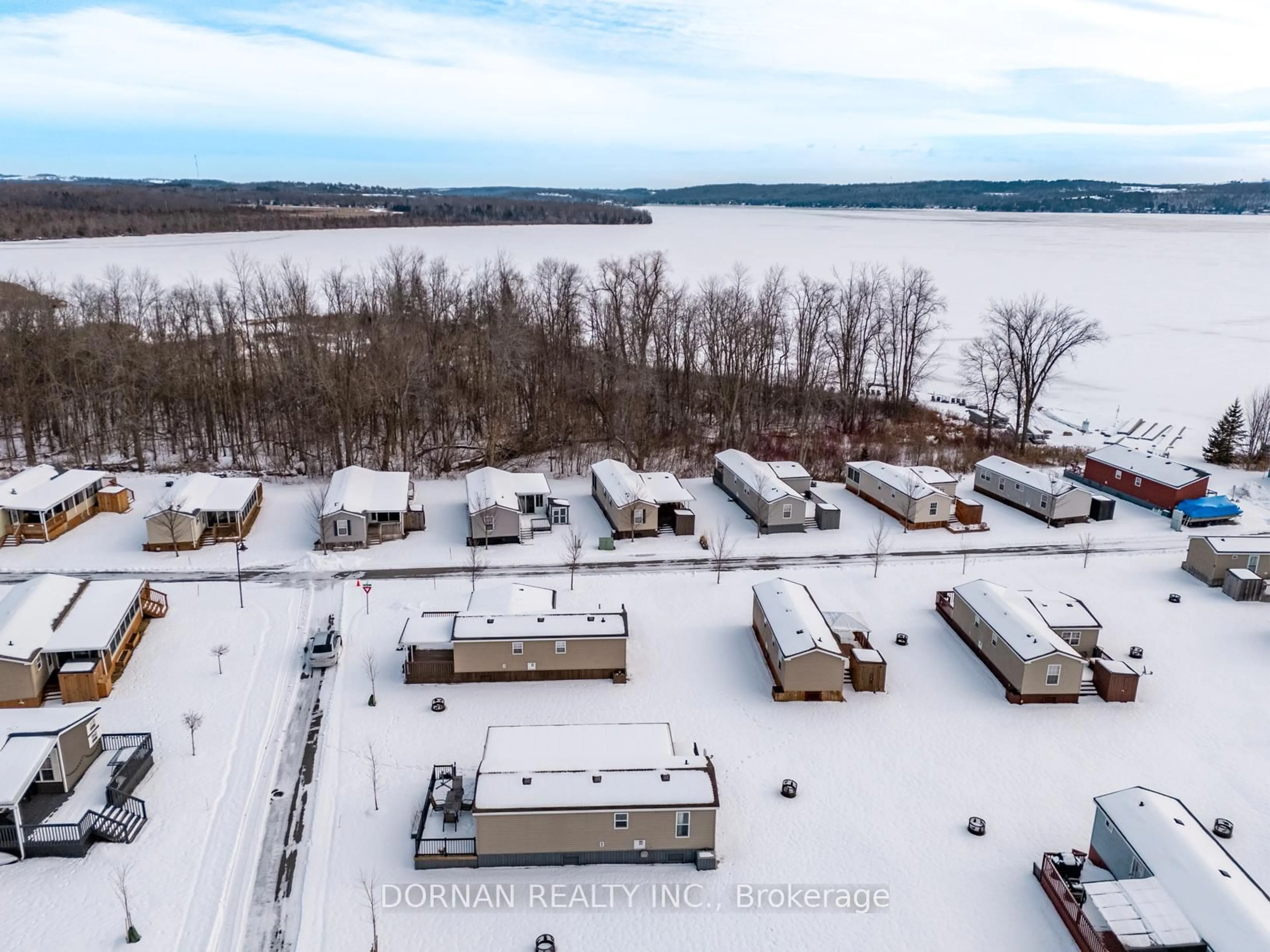 A pic from outside/outdoor area/front of a property/back of a property/a pic from drone, water/lake/river/ocean view for 1235 Villiers Line #4 Lawson, Otonabee-South Monaghan Ontario K0L 2G0