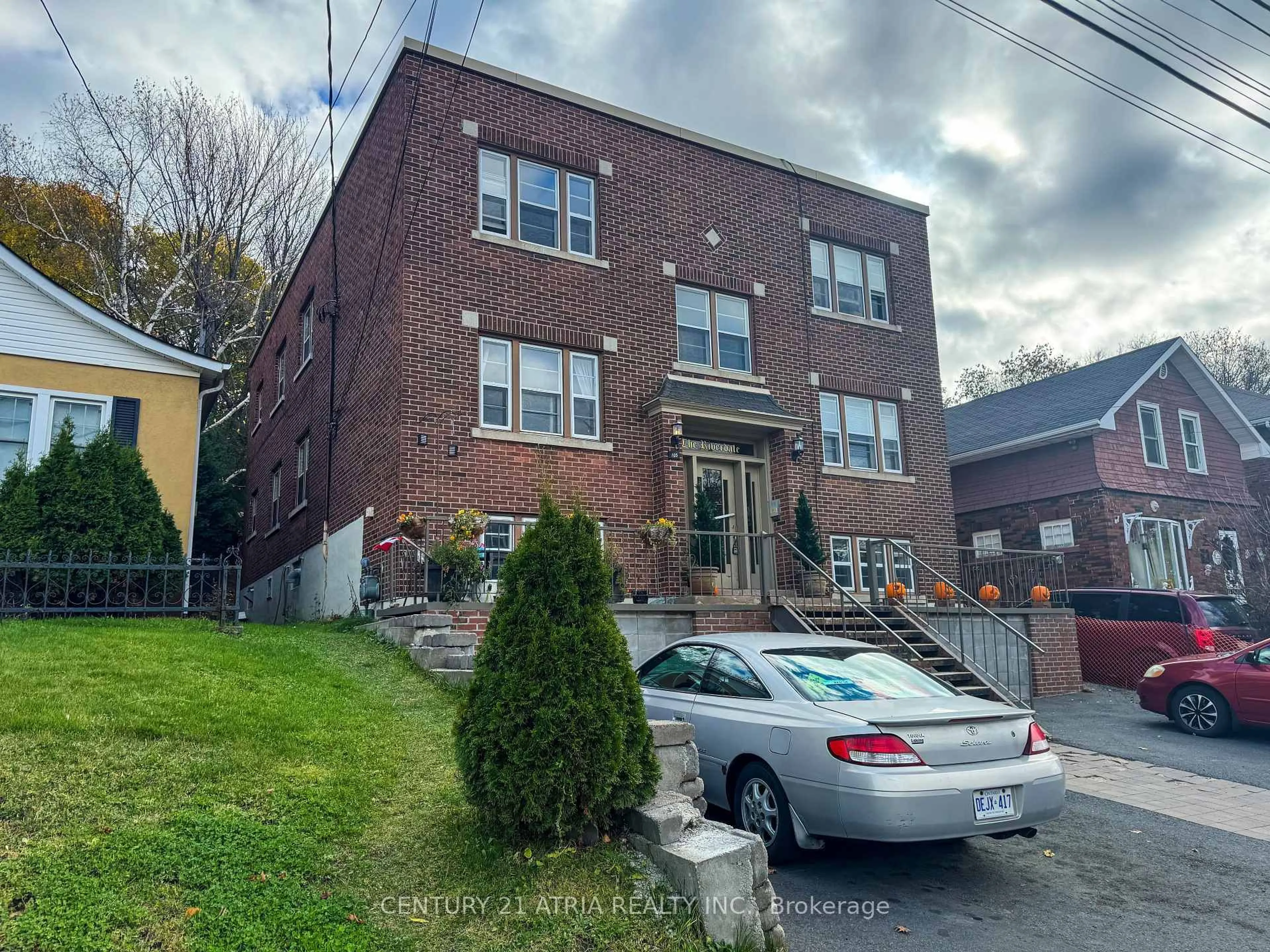 Home with brick exterior material, street for 105 Riverside Dr, Greater Sudbury Ontario P3E 1G7