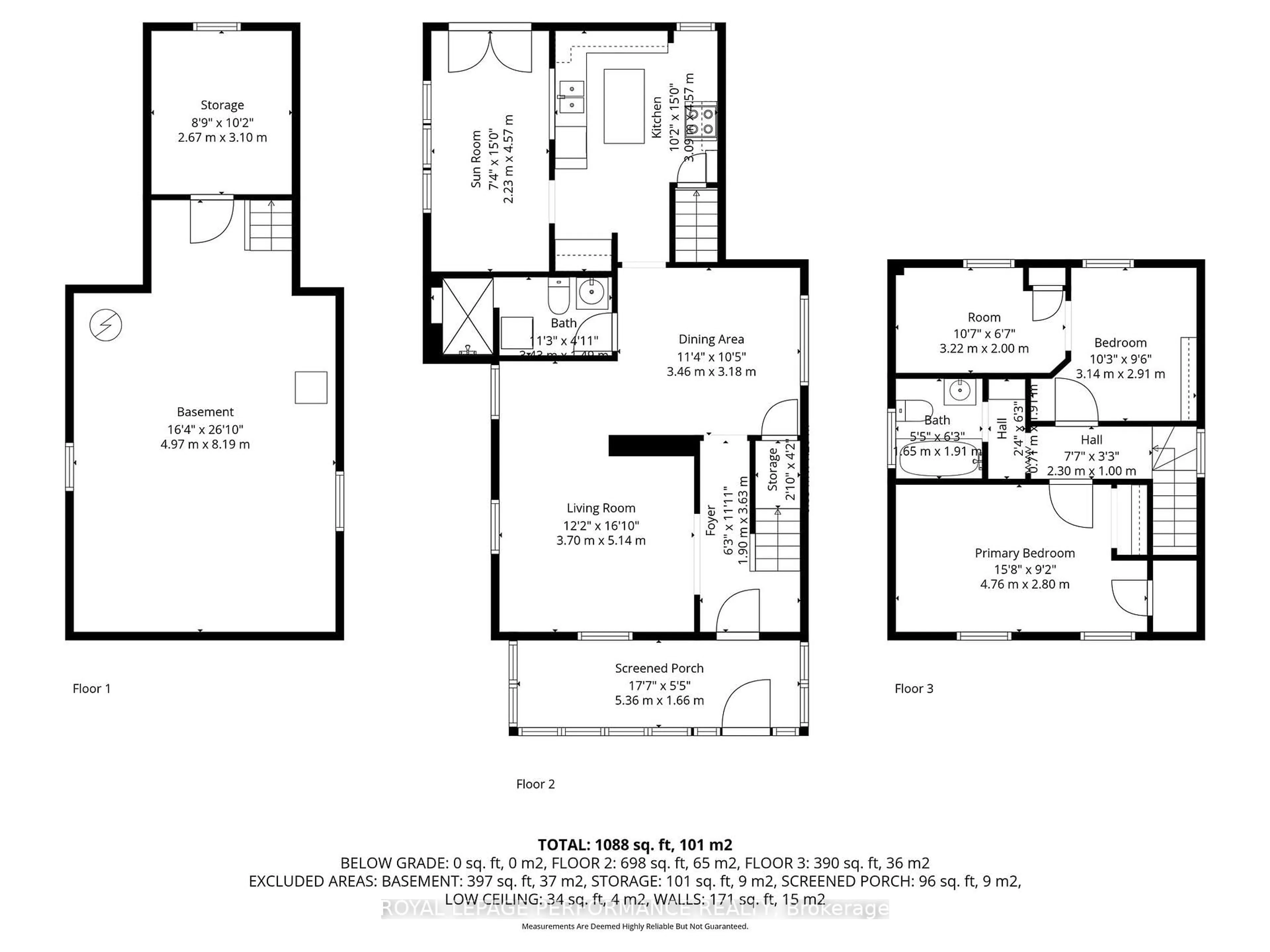 Floor plan for 115 Fifth St, Cornwall Ontario K6H 2L6