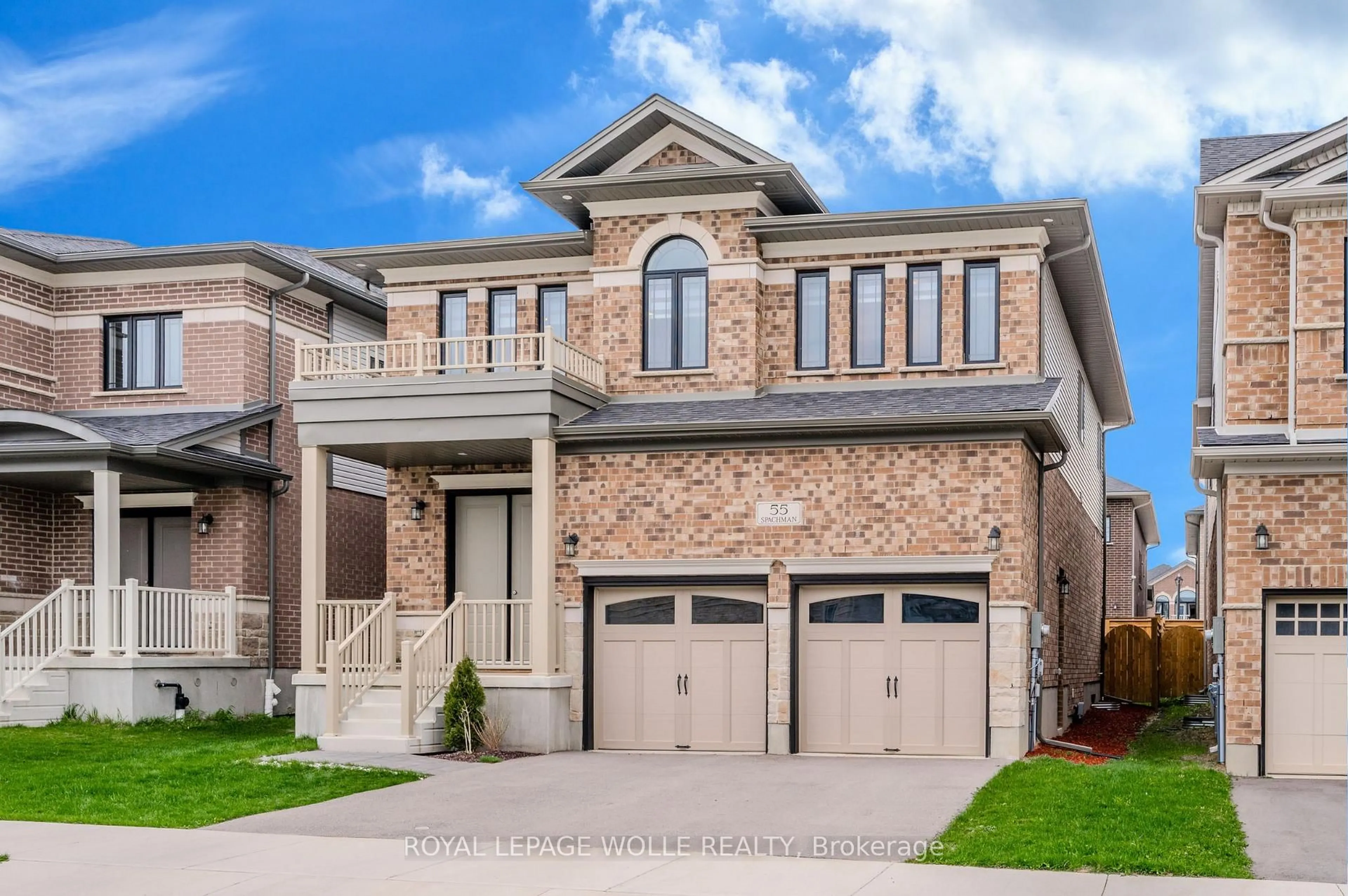 Home with brick exterior material, street for 55 Spachman St, Kitchener Ontario N2R 1R7