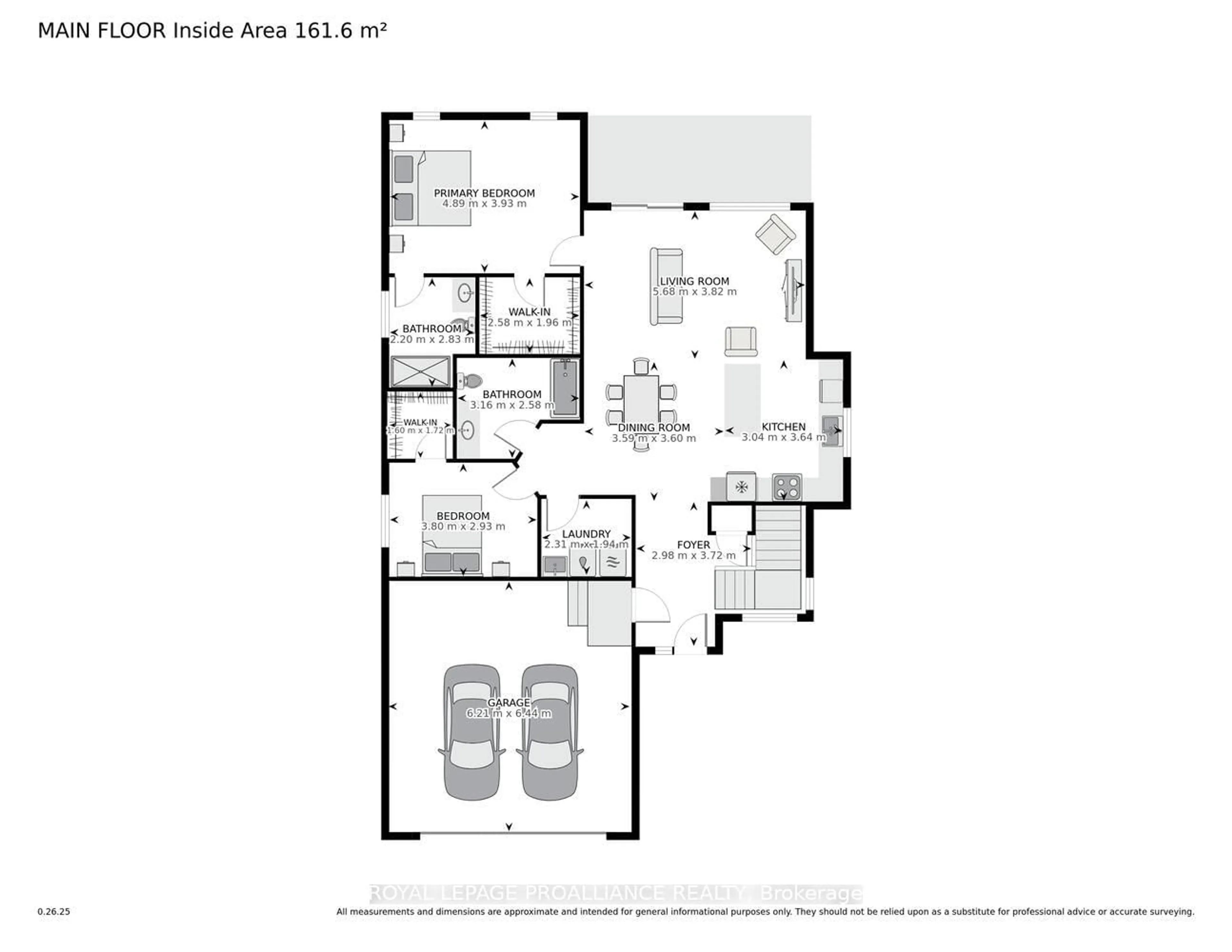 Floor plan for 21 Donaldson Crt, Brockville Ontario K6V 7J1