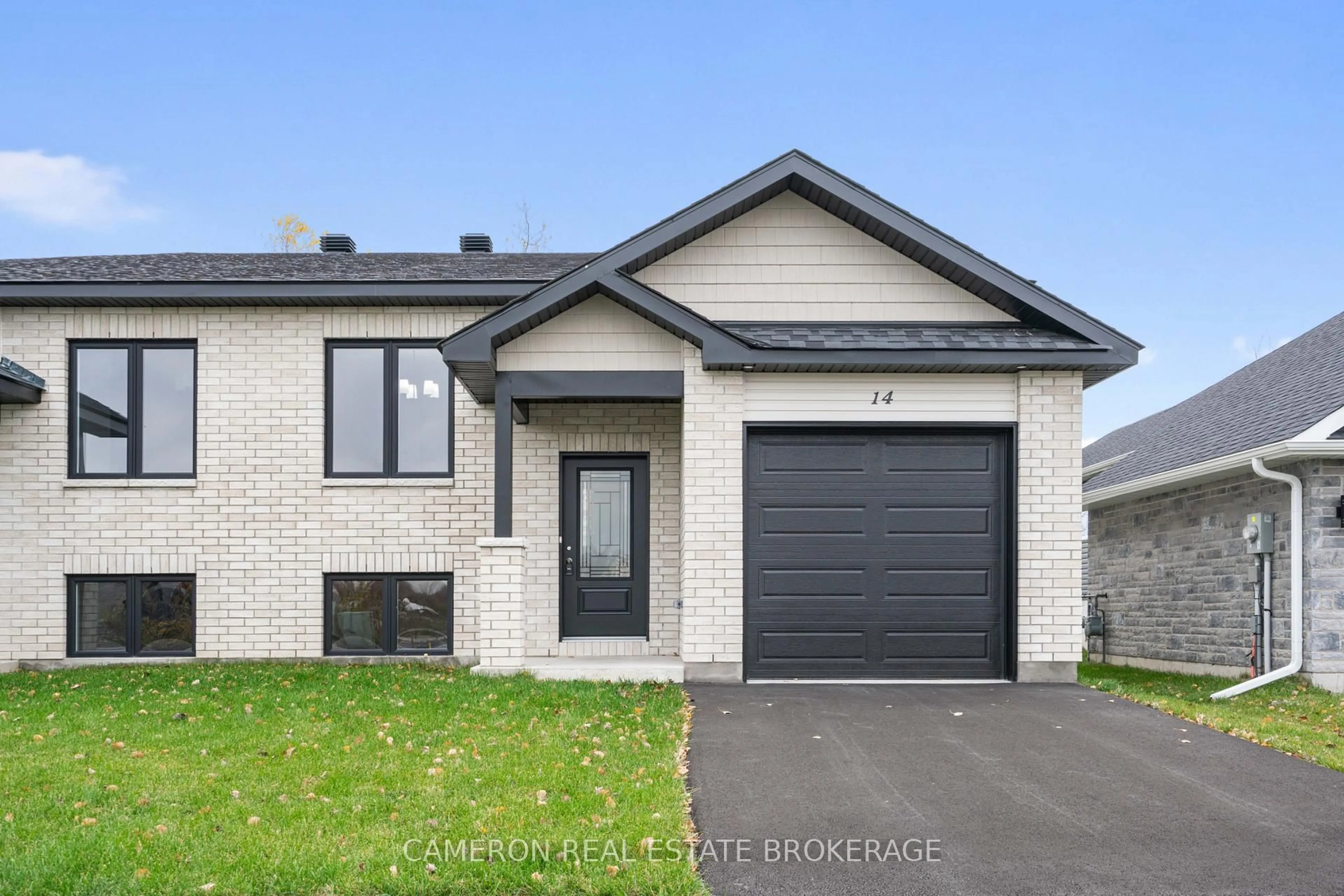 Home with brick exterior material, street for 14 Portland Dr, Cornwall Ontario K6H 0J4