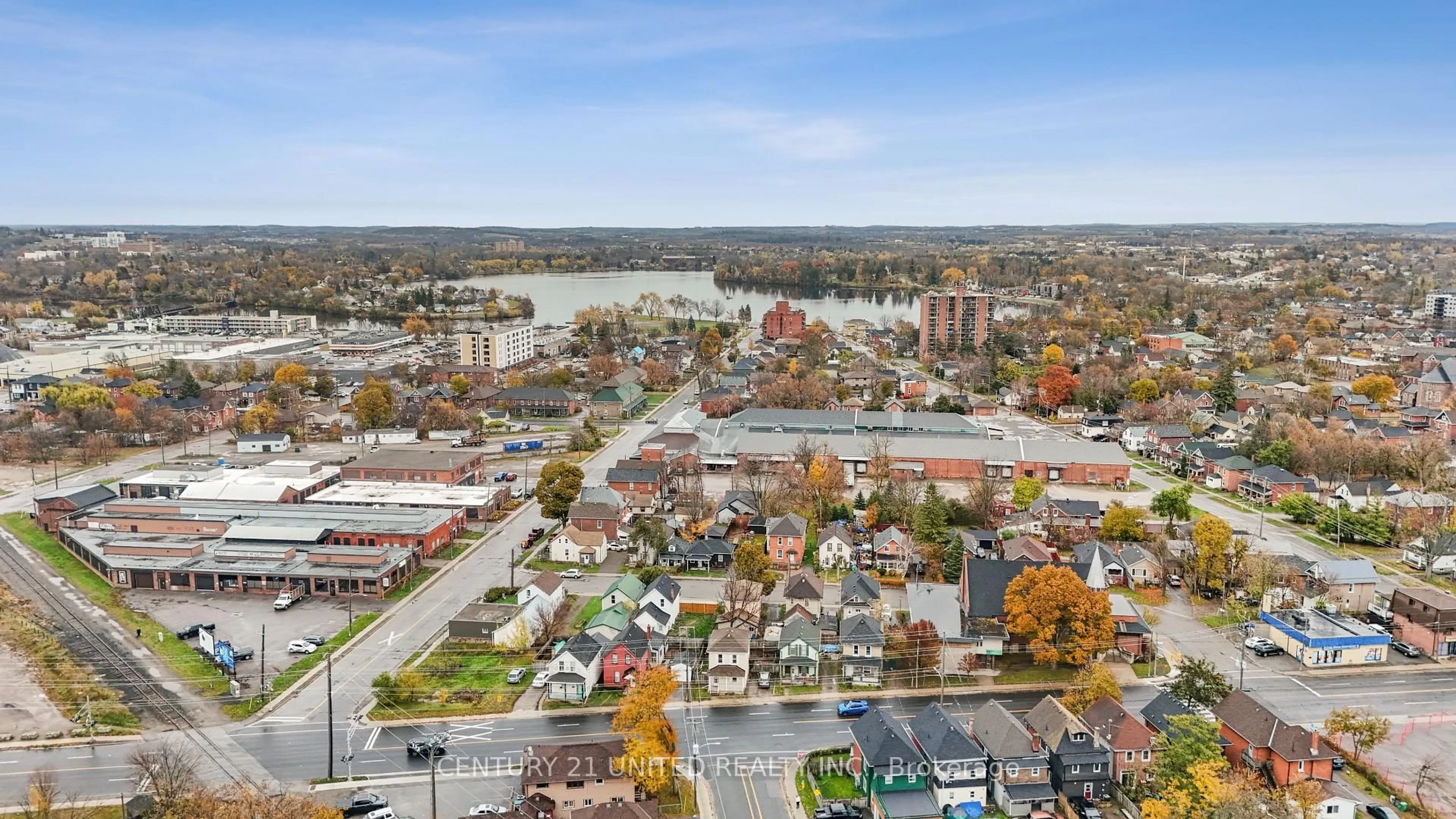 A pic from outside/outdoor area/front of a property/back of a property/a pic from drone, water/lake/river/ocean view for 26 Park St, Peterborough Ontario K9J 3V4