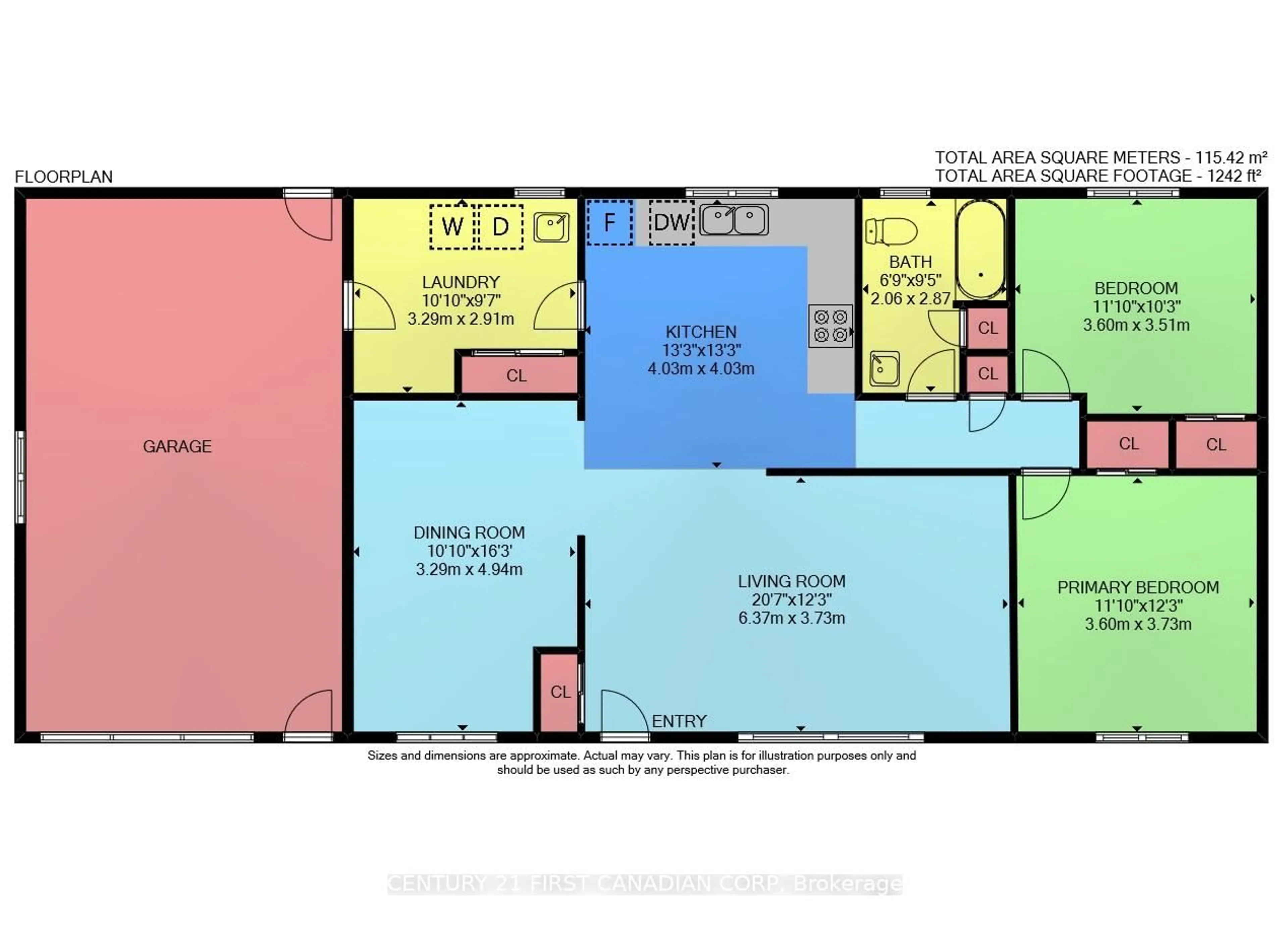 Floor plan for 141 Cherry St, Chatham-Kent Ontario N0P 1C0