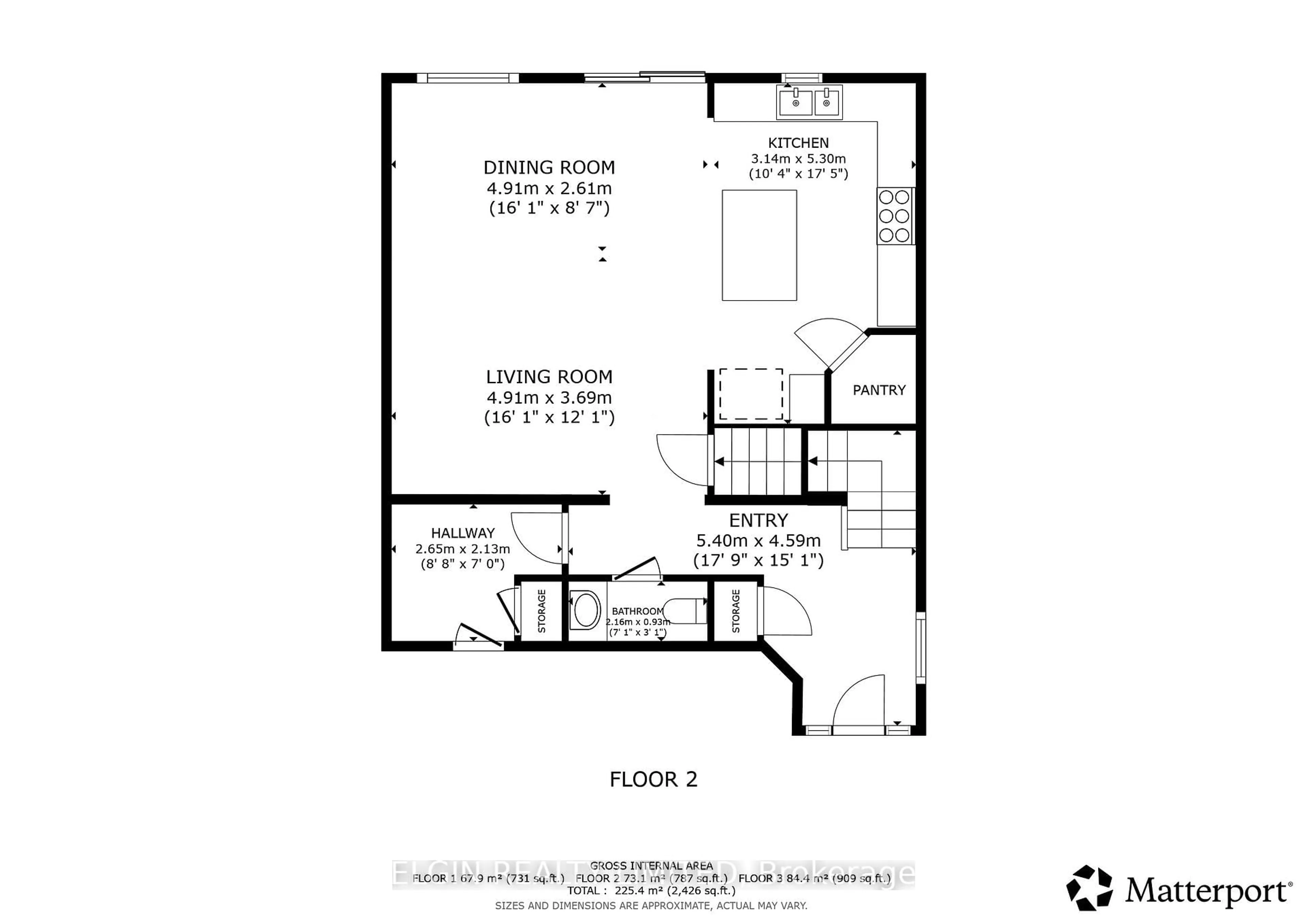 Floor plan for 3 Deerfield Crt, St. Thomas Ontario N5P 0A9