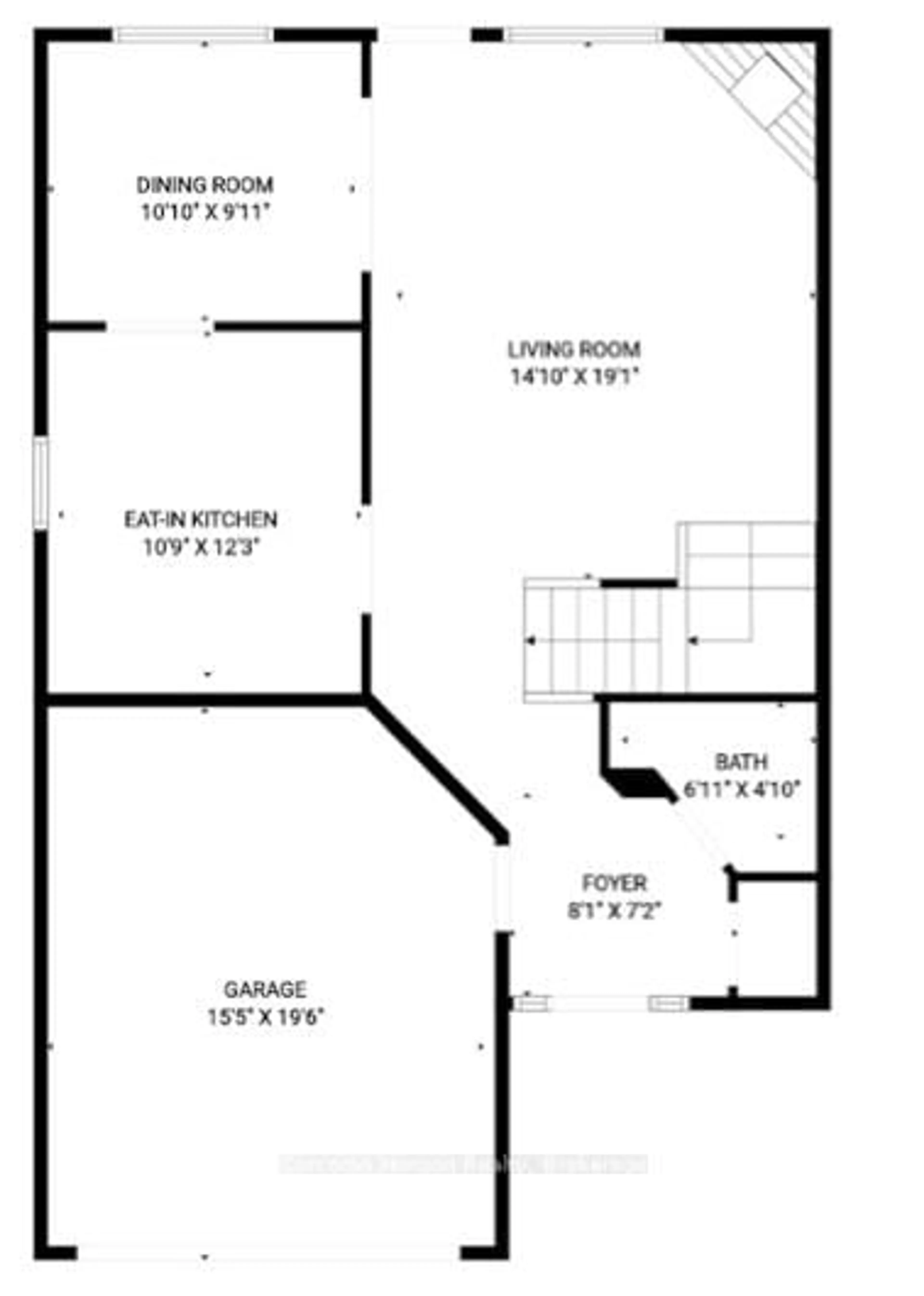 Floor plan for 308 Acadia Dr, Hamilton Ontario L8W 3L1