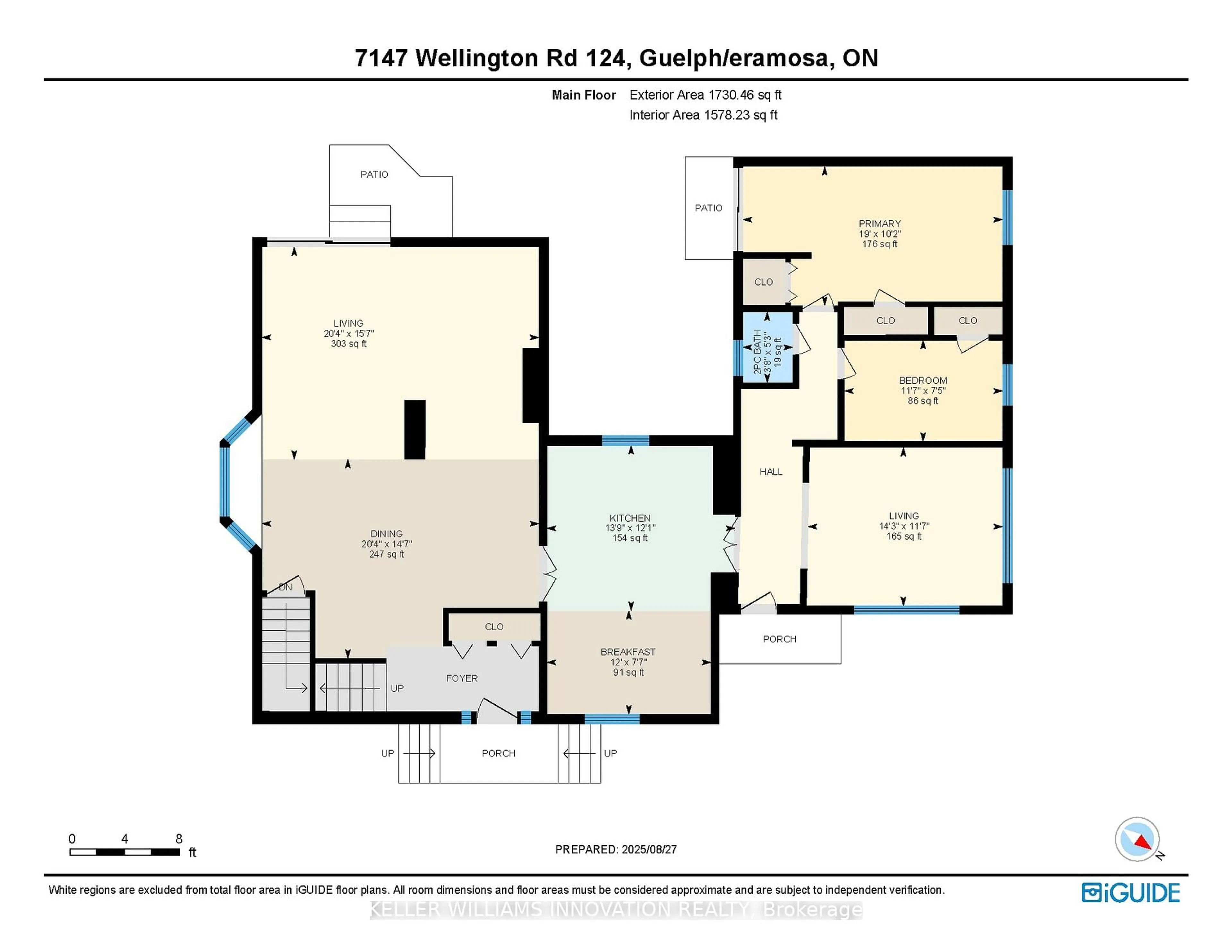 Floor plan for 7147 Wellington 124 Rd, Guelph/Eramosa Ontario N1H 6J3