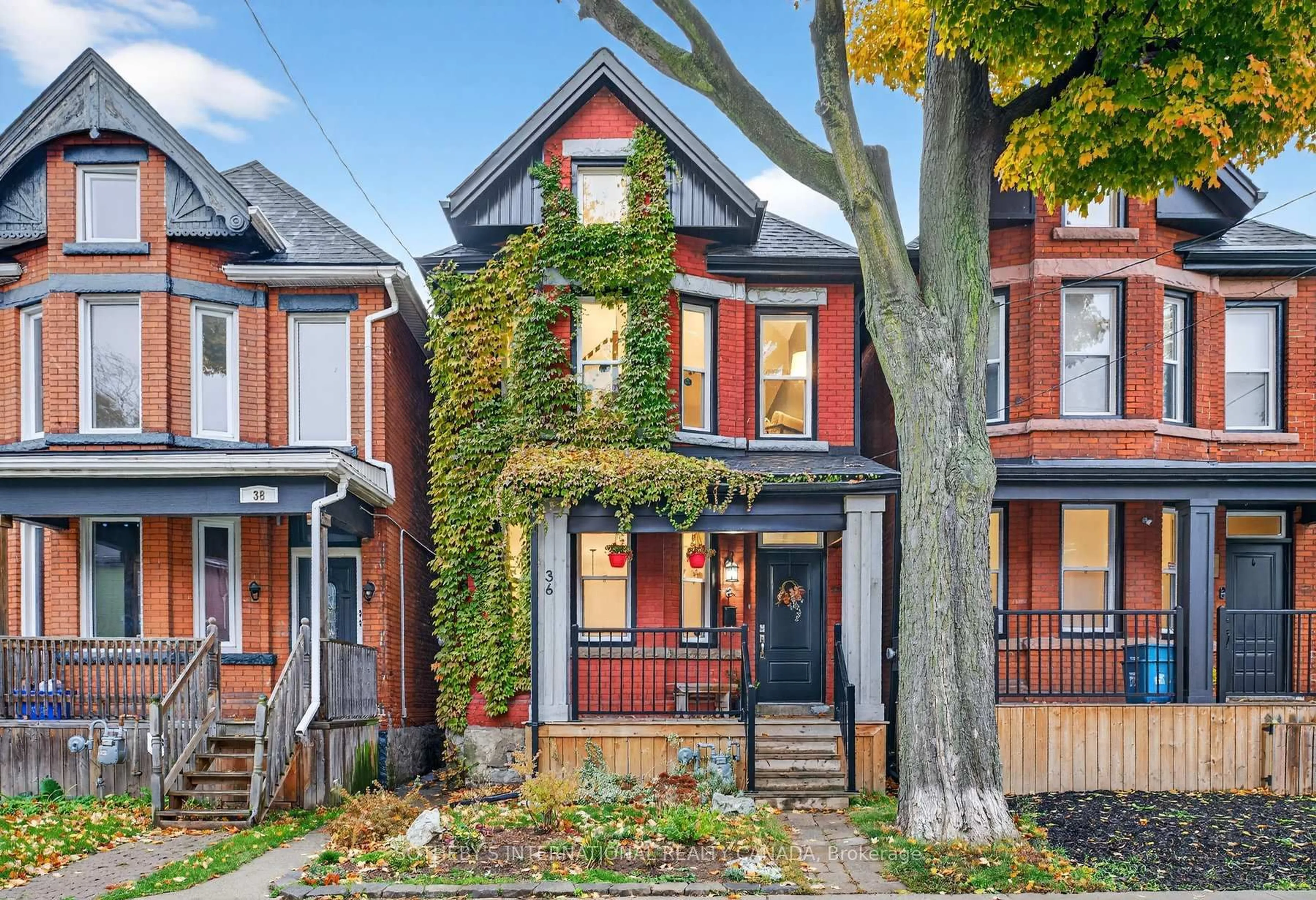 Home with brick exterior material, street for 36 Ashley St, Hamilton Ontario L8L 5S6