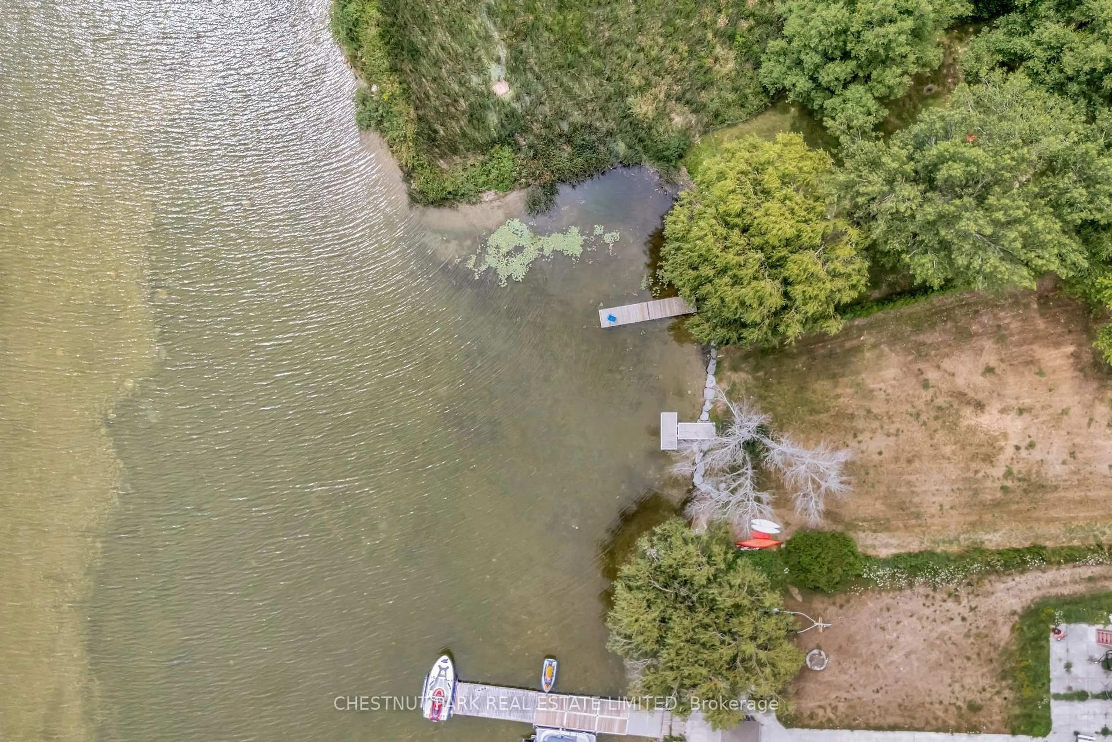 A pic from outside/outdoor area/front of a property/back of a property/a pic from drone, water/lake/river/ocean view for 80 Hiscock Shores Rd, Prince Edward County Ontario K0K 1L0