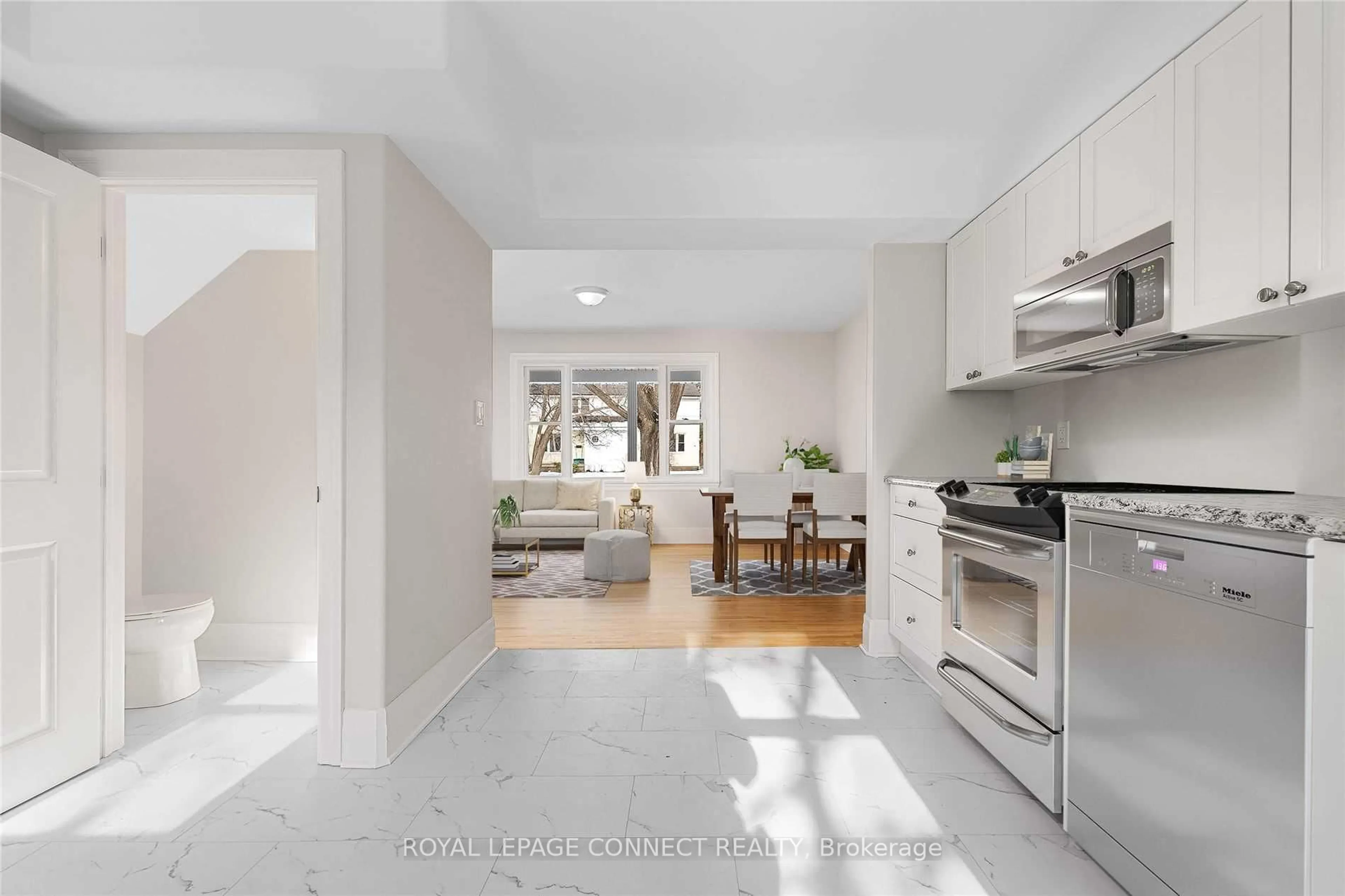 Open concept kitchen, ceramic/tile floor for 13 Diver Belt Dr, Prince Edward County Ontario K0K 2T0