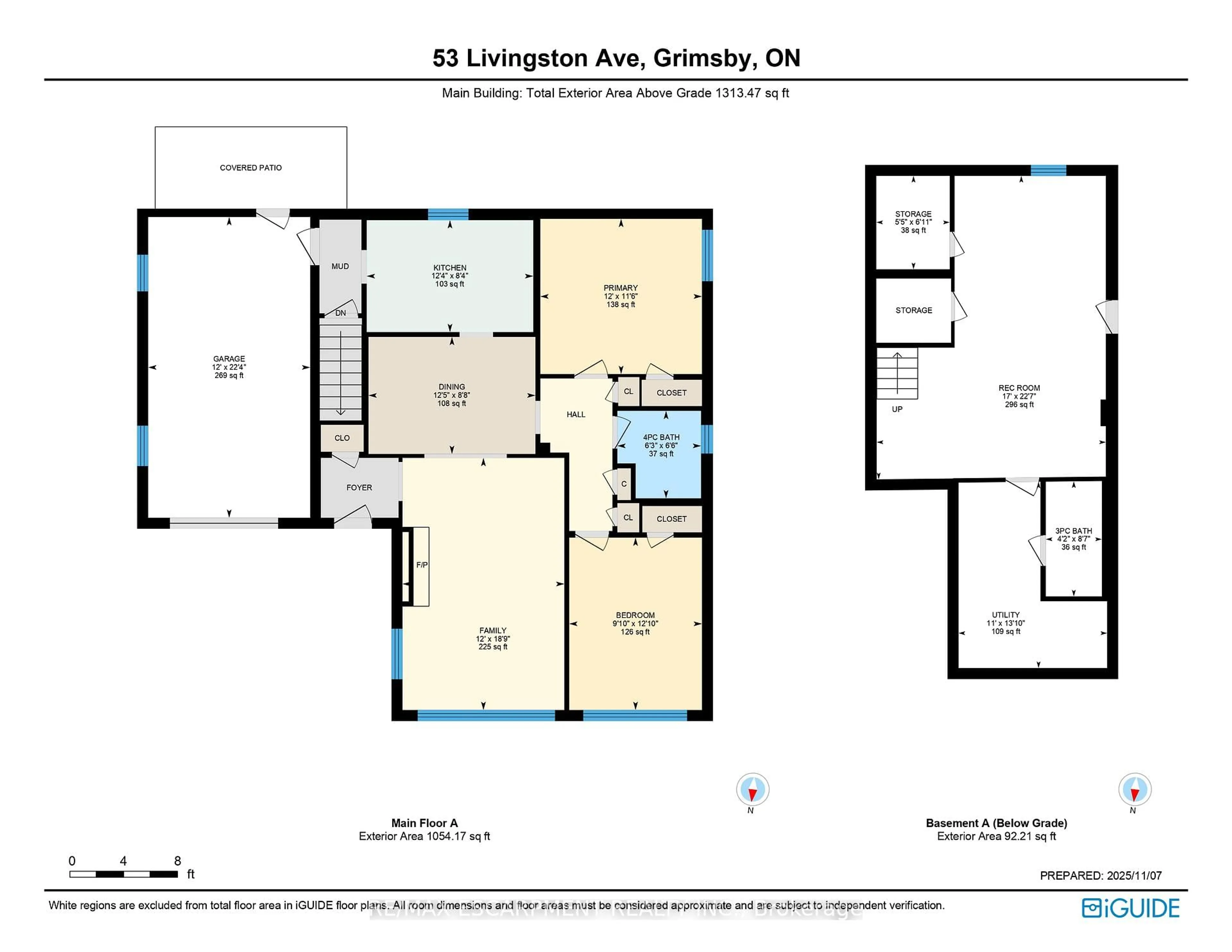 Floor plan for 53 Livingston Ave, Grimsby Ontario L3M 1L3