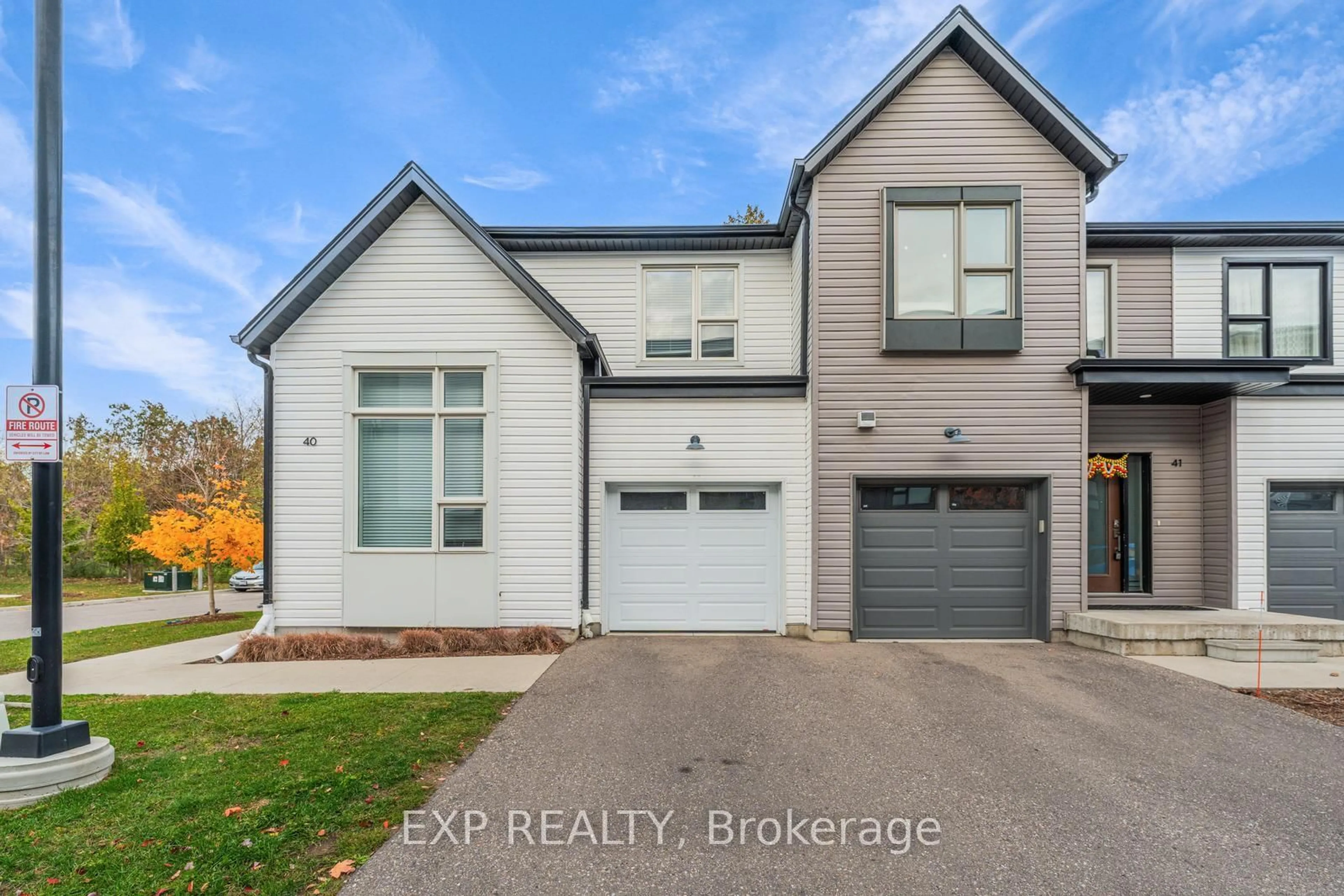 Home with brick exterior material, street for 110 FERGUS Ave #40, Kitchener Ontario N2A 0K9