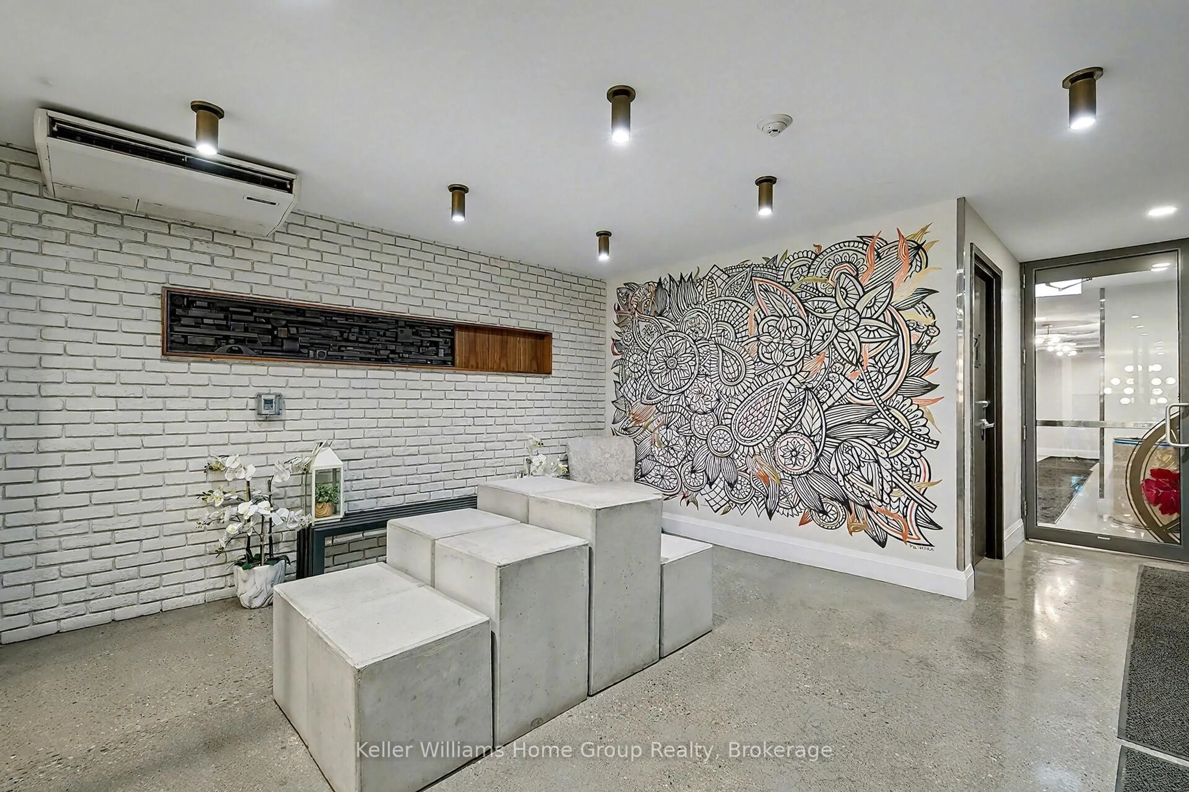 Contemporary bathroom, ceramic/tile floor for 63 Arthur St #205, Guelph Ontario N1E 0A8