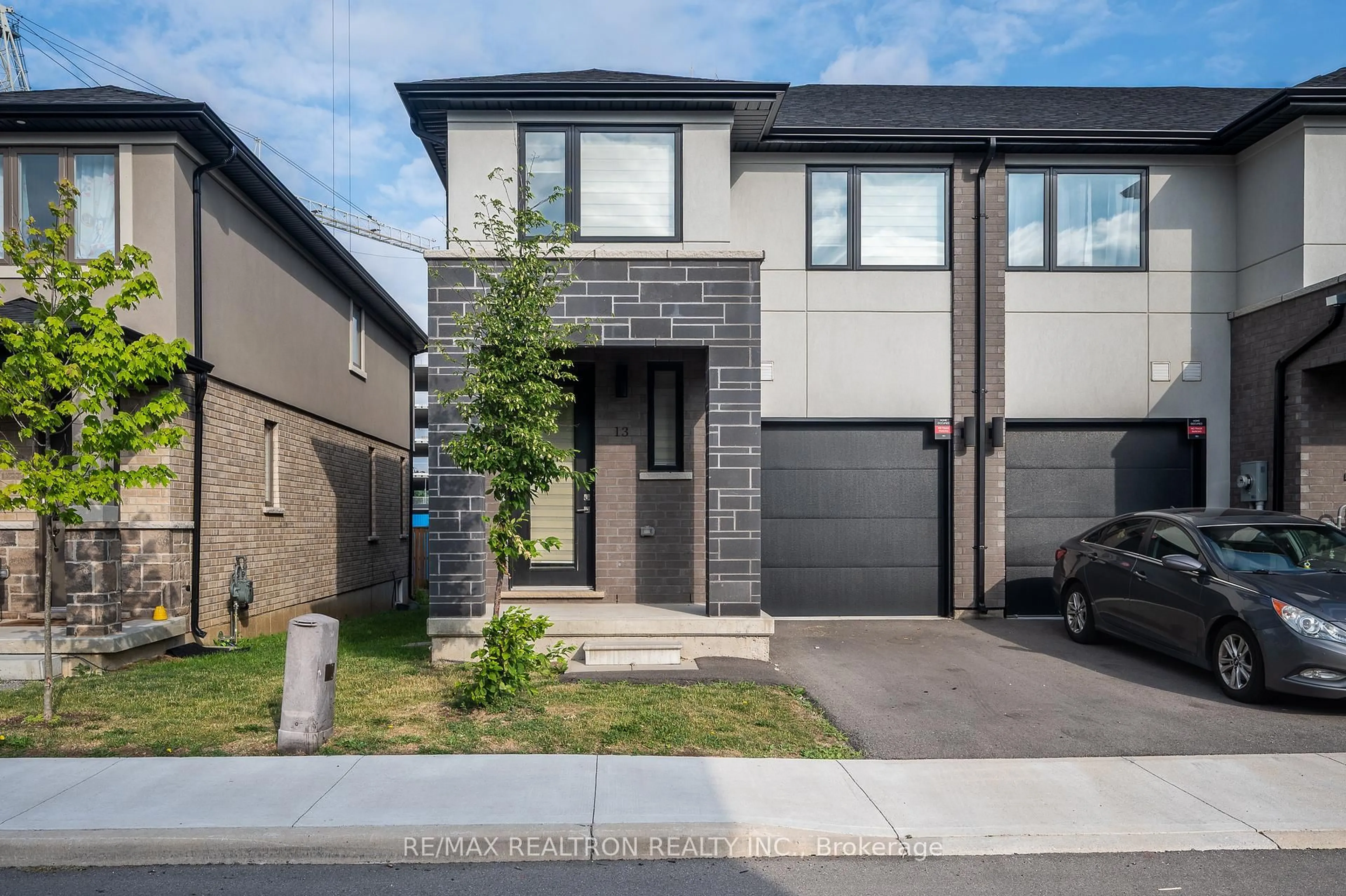 Home with brick exterior material, street for 166 Mount Albion Rd #13, Hamilton Ontario L8K 5S8