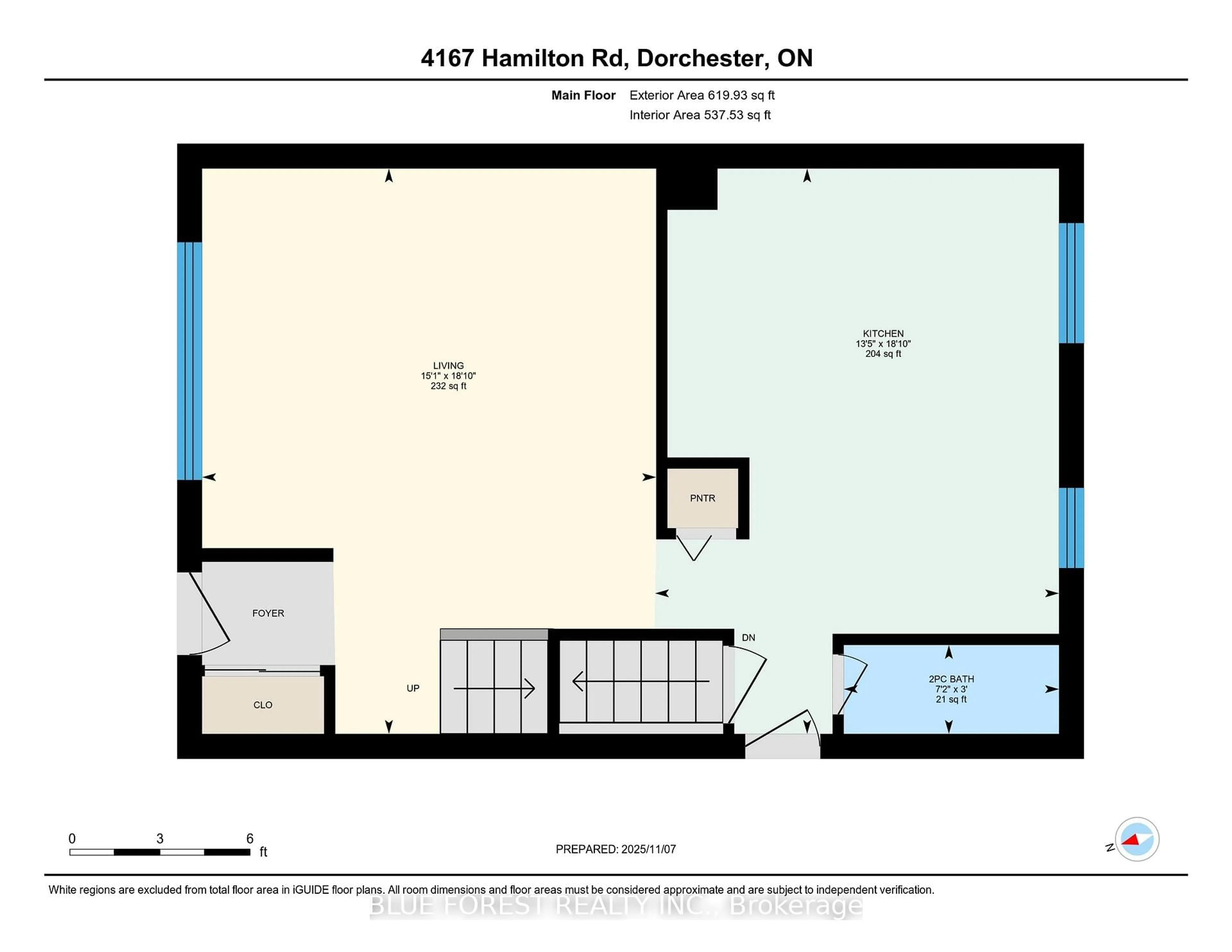 Floor plan for 4167 Hamilton Rd, Thames Centre Ontario N0L 1G2