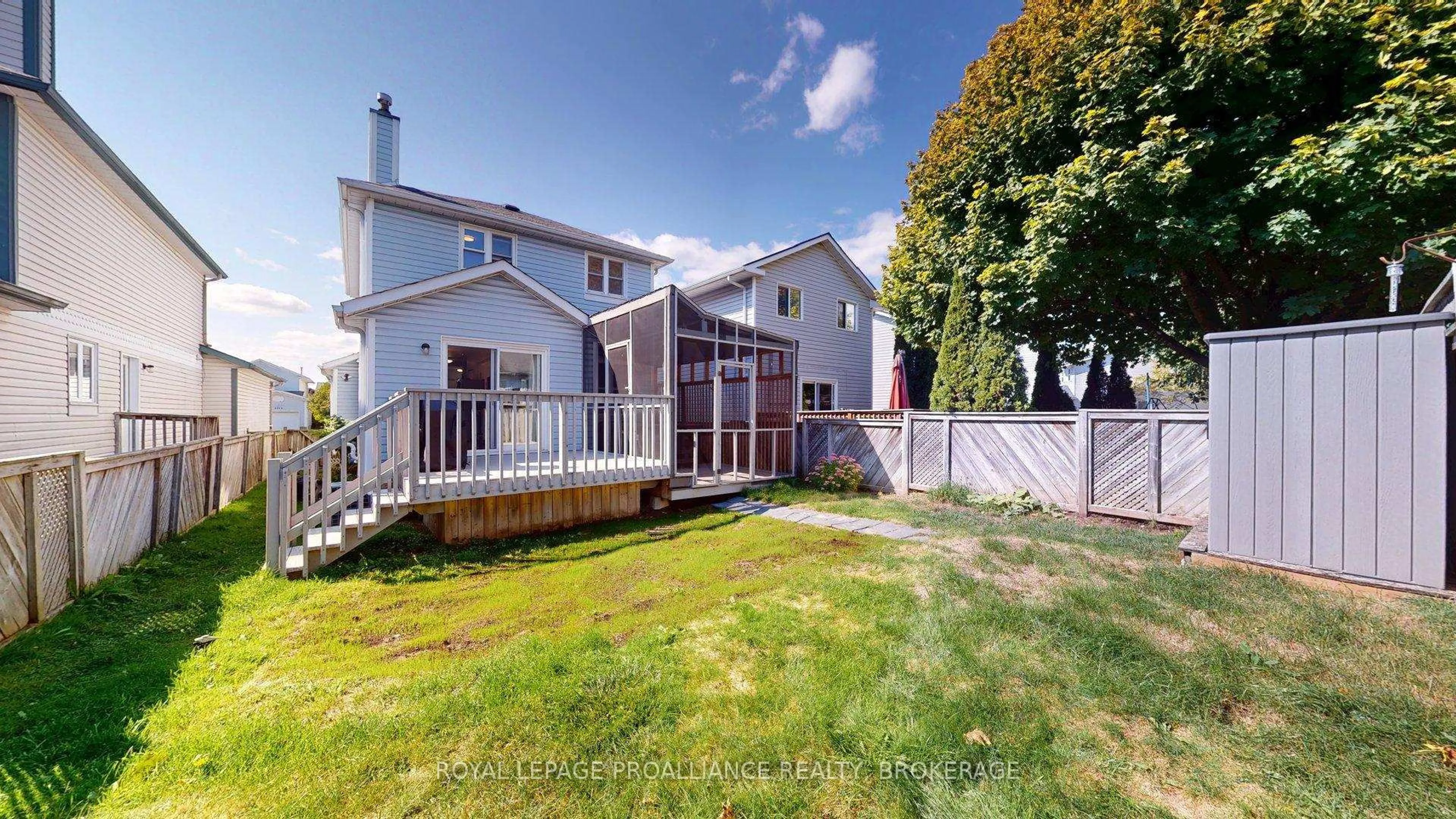 A pic from outside/outdoor area/front of a property/back of a property/a pic from drone, water/lake/river/ocean view for 878 Walker Crt, Kingston Ontario K7M 8L2