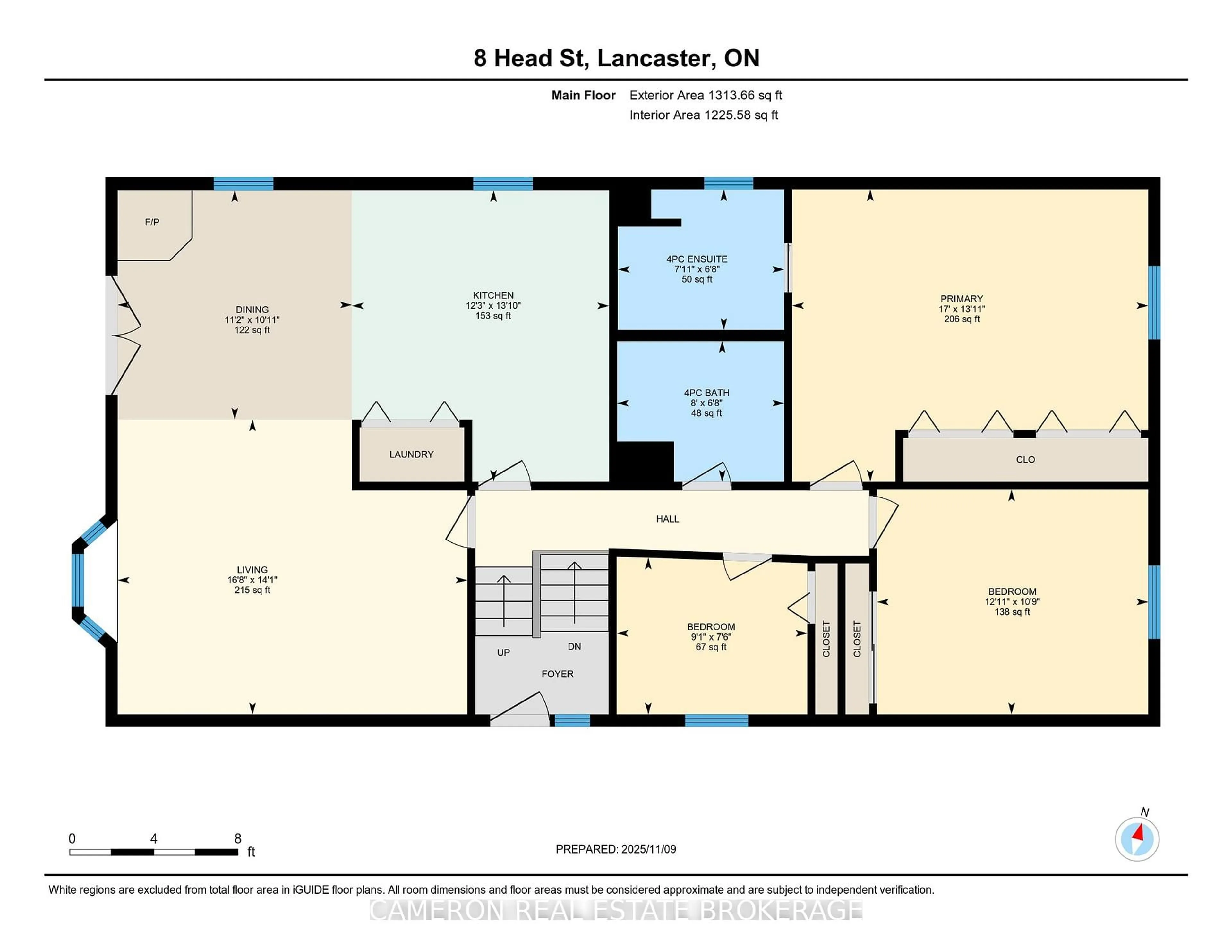 Floor plan for 8 Head St, South Glengarry Ontario K0C 1N0