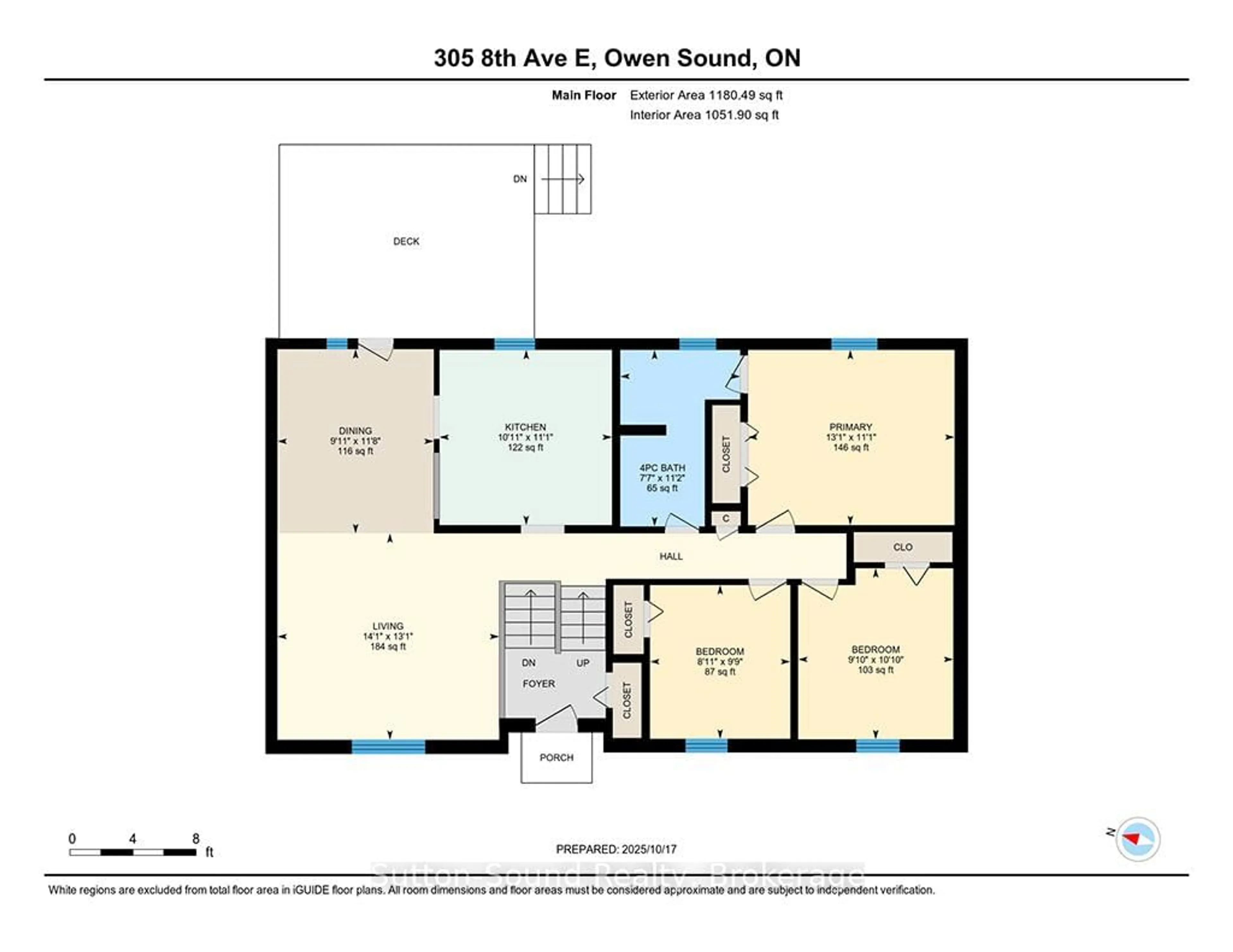 Floor plan for 305 8TH Ave, Owen Sound Ontario N4K 3A3