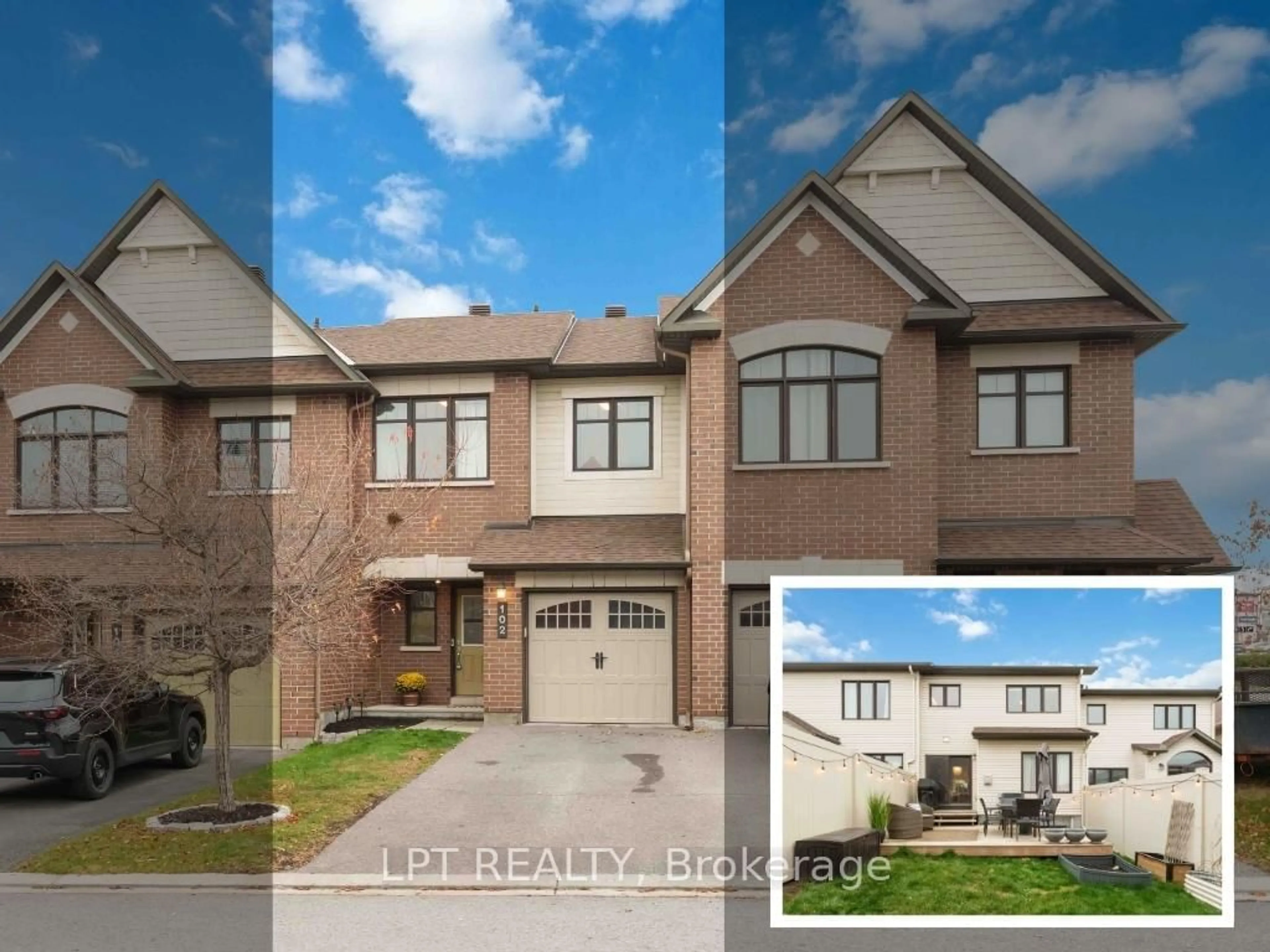 Home with brick exterior material, street for 102 Calvington Ave, Ottawa Ontario K2T 0H7