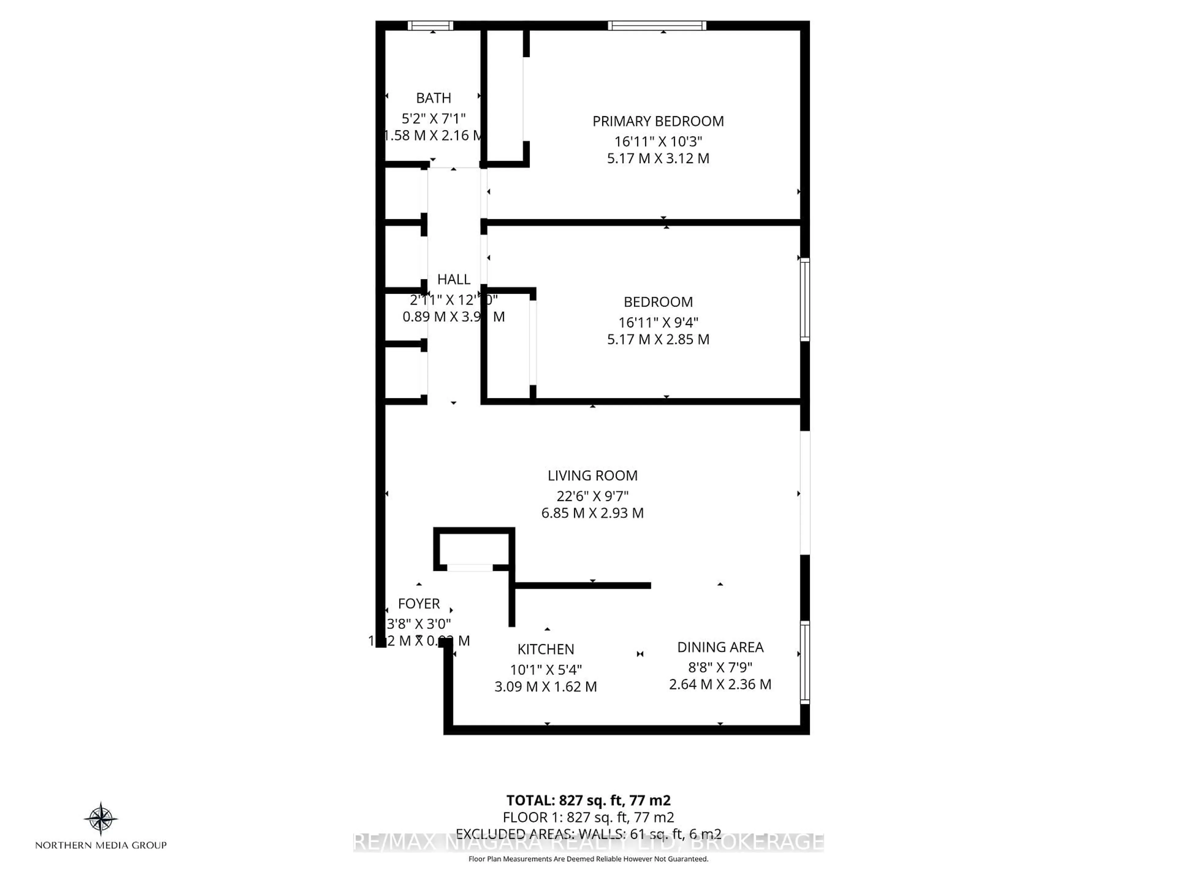 Floor plan for 456 Carlton St #29, St. Catharines Ontario L2M 4X1
