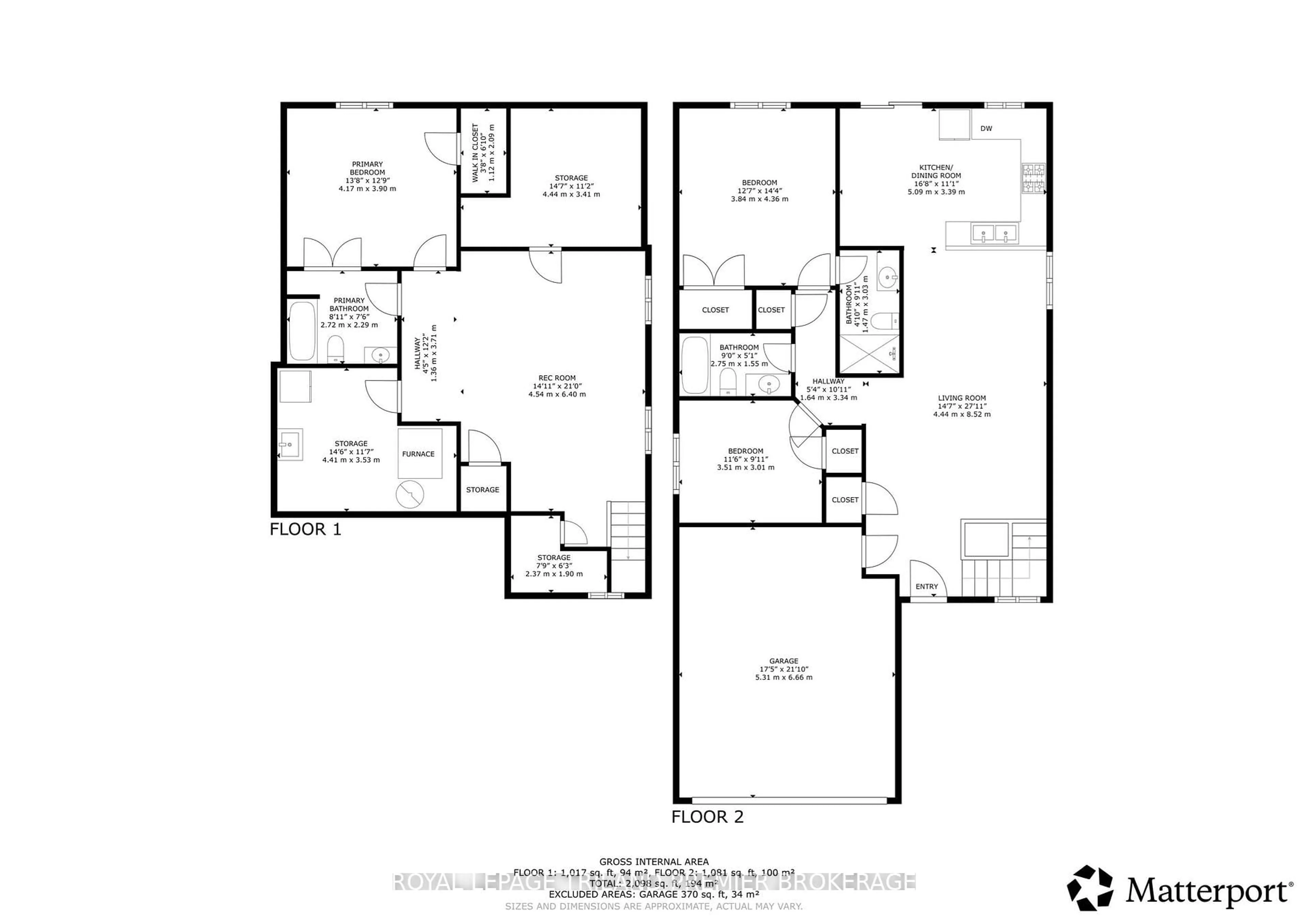 Floor plan for 576 Garibaldi Ave, London North Ontario N5X 4K2