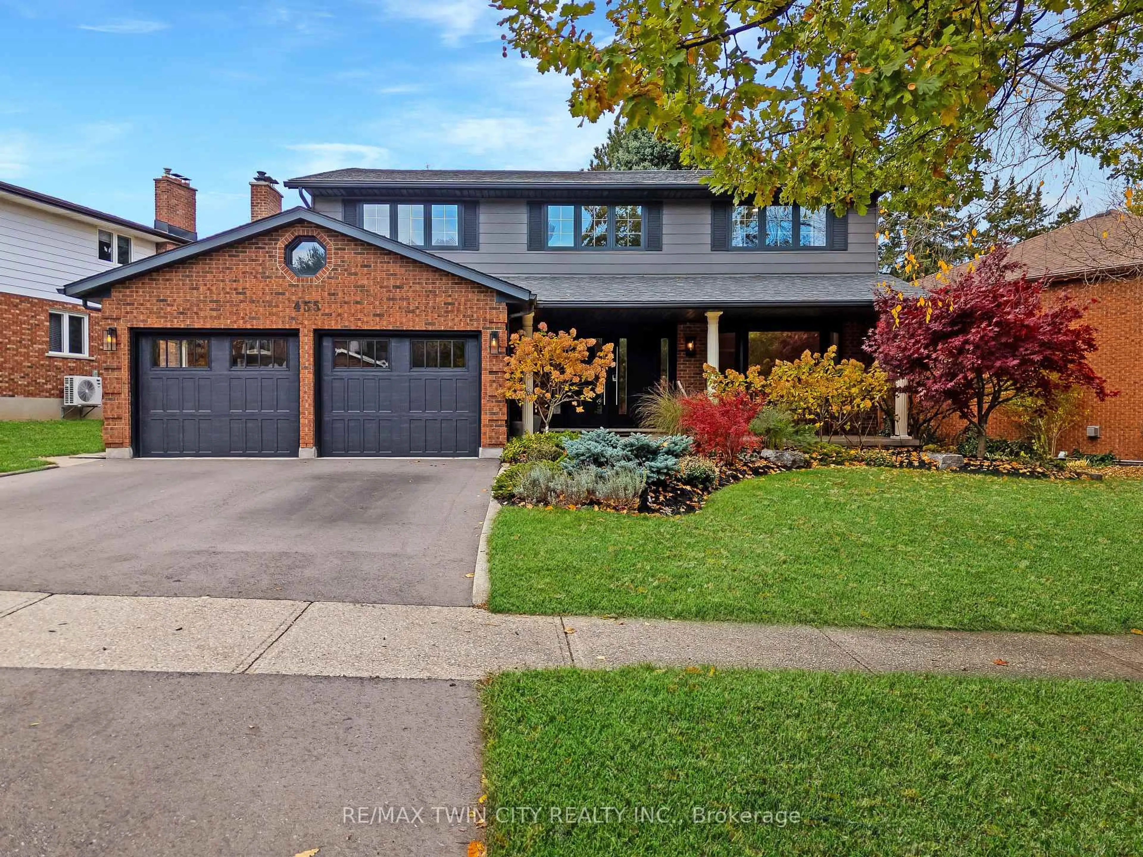 Home with brick exterior material, street for 455 Winchester Dr, Waterloo Ontario N2T 1H6