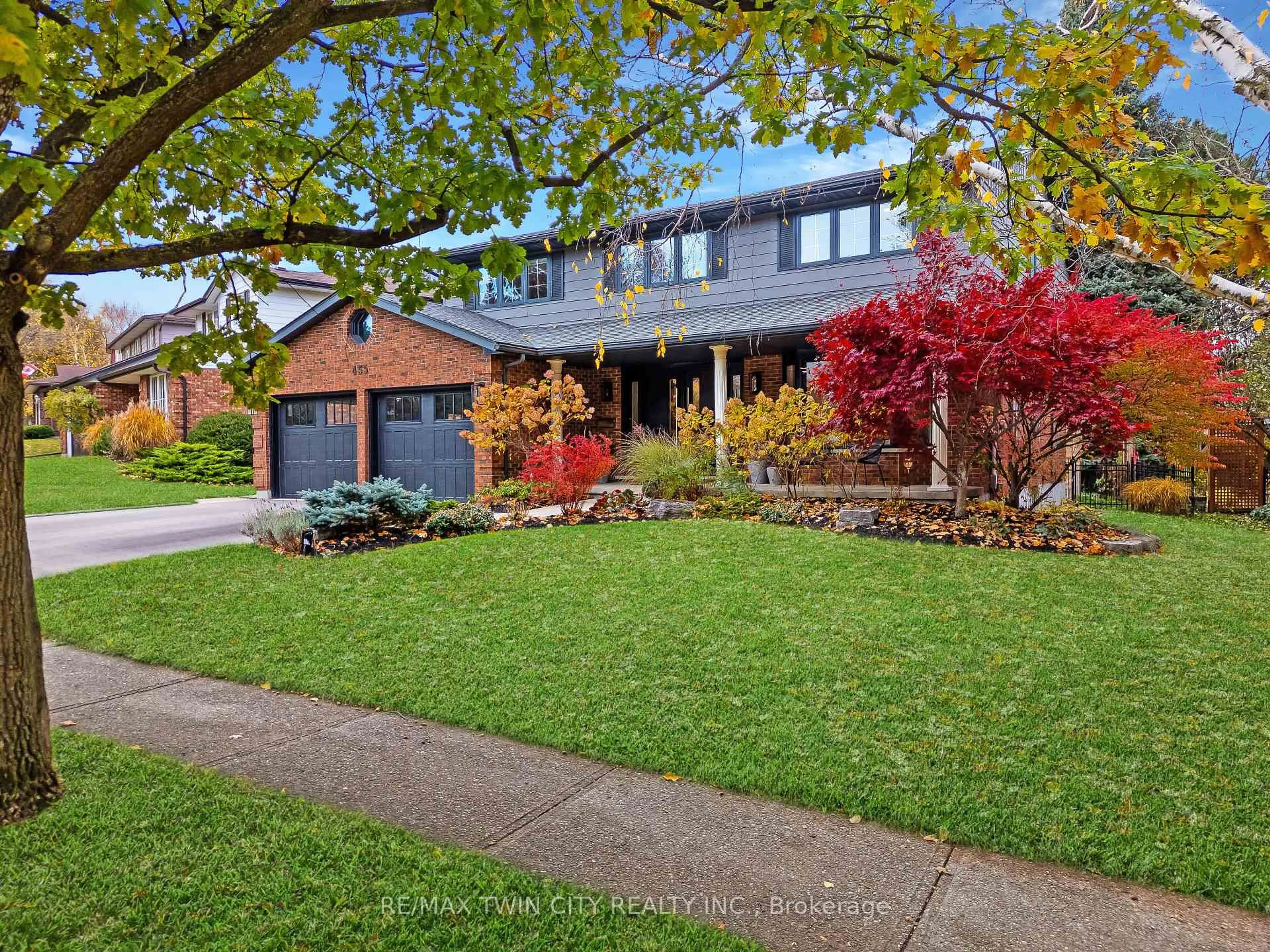 Home with brick exterior material, street for 455 Winchester Dr, Waterloo Ontario N2T 1H6