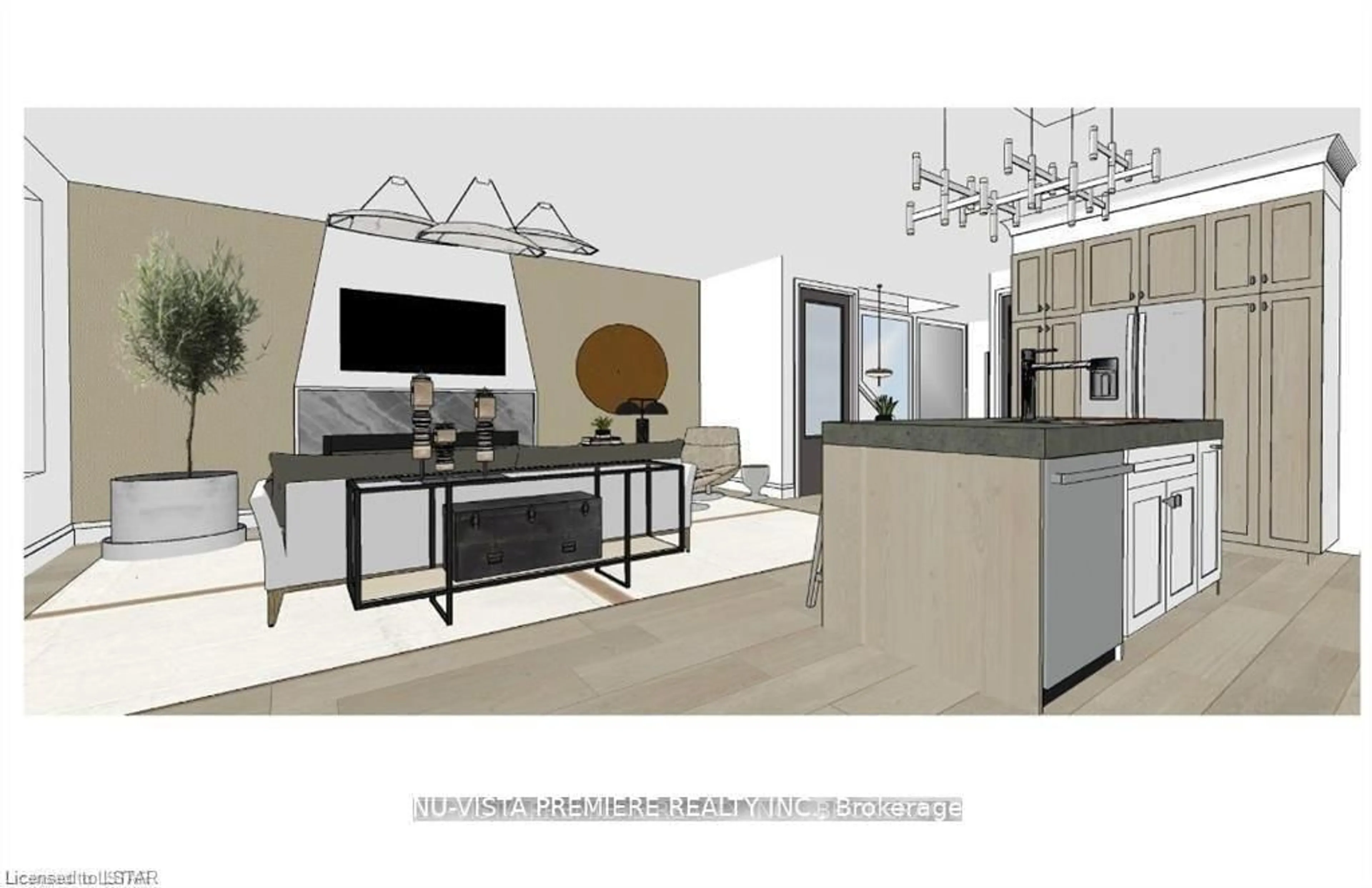 Open concept kitchen, unknown for 836 Gatestone Rd, London South Ontario N6M 1C1