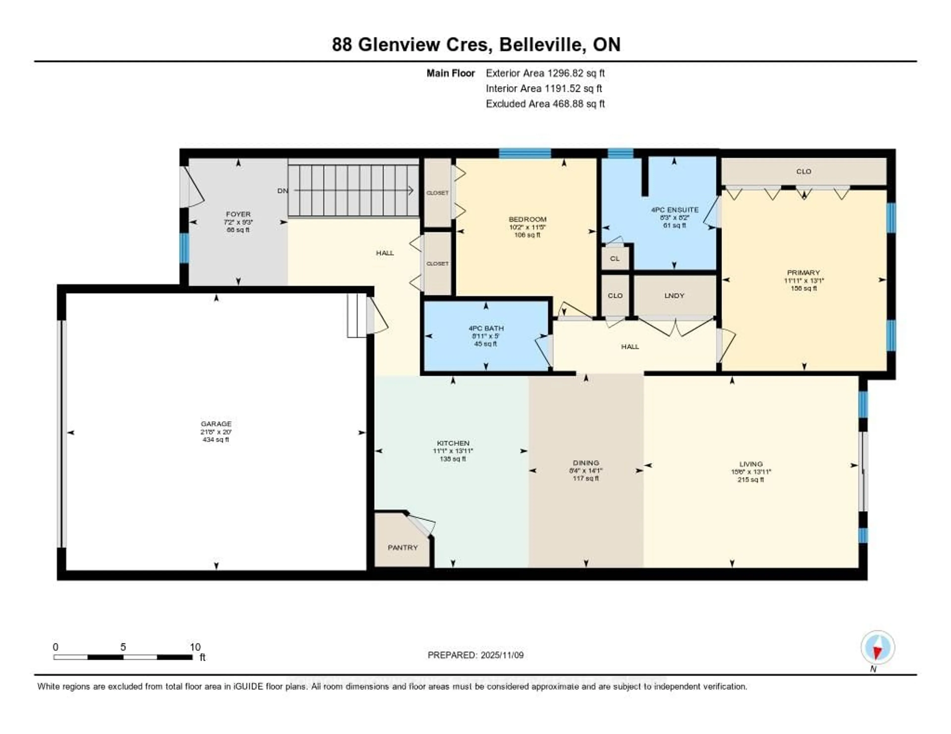 Floor plan for 88 Glenview Cres, Belleville Ontario K8P 0G1