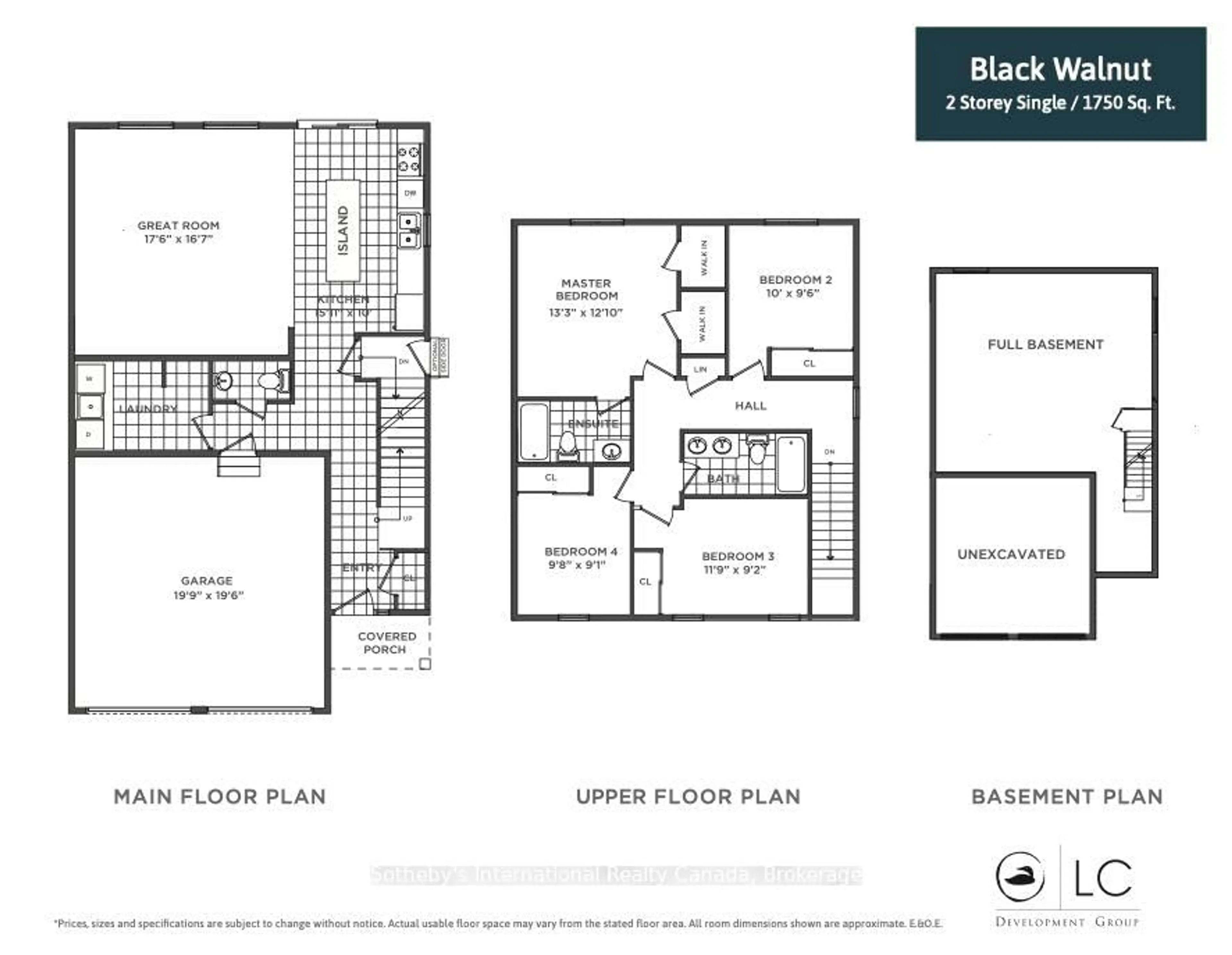 Floor plan for Lot 98 A St, Grey Highlands Ontario N0C 1H0