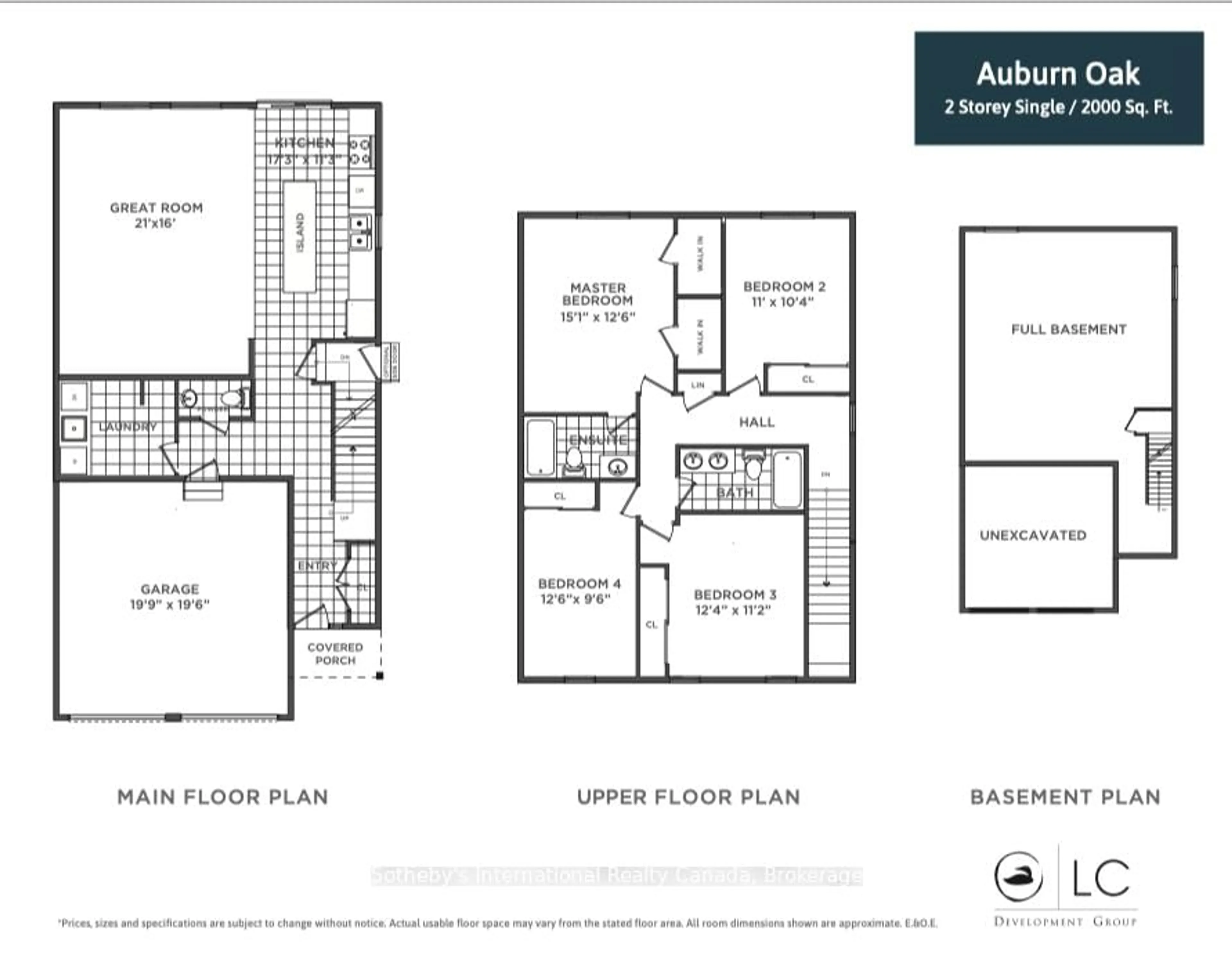 Floor plan for Lot 96 A St, Grey Highlands Ontario N0C 1H0
