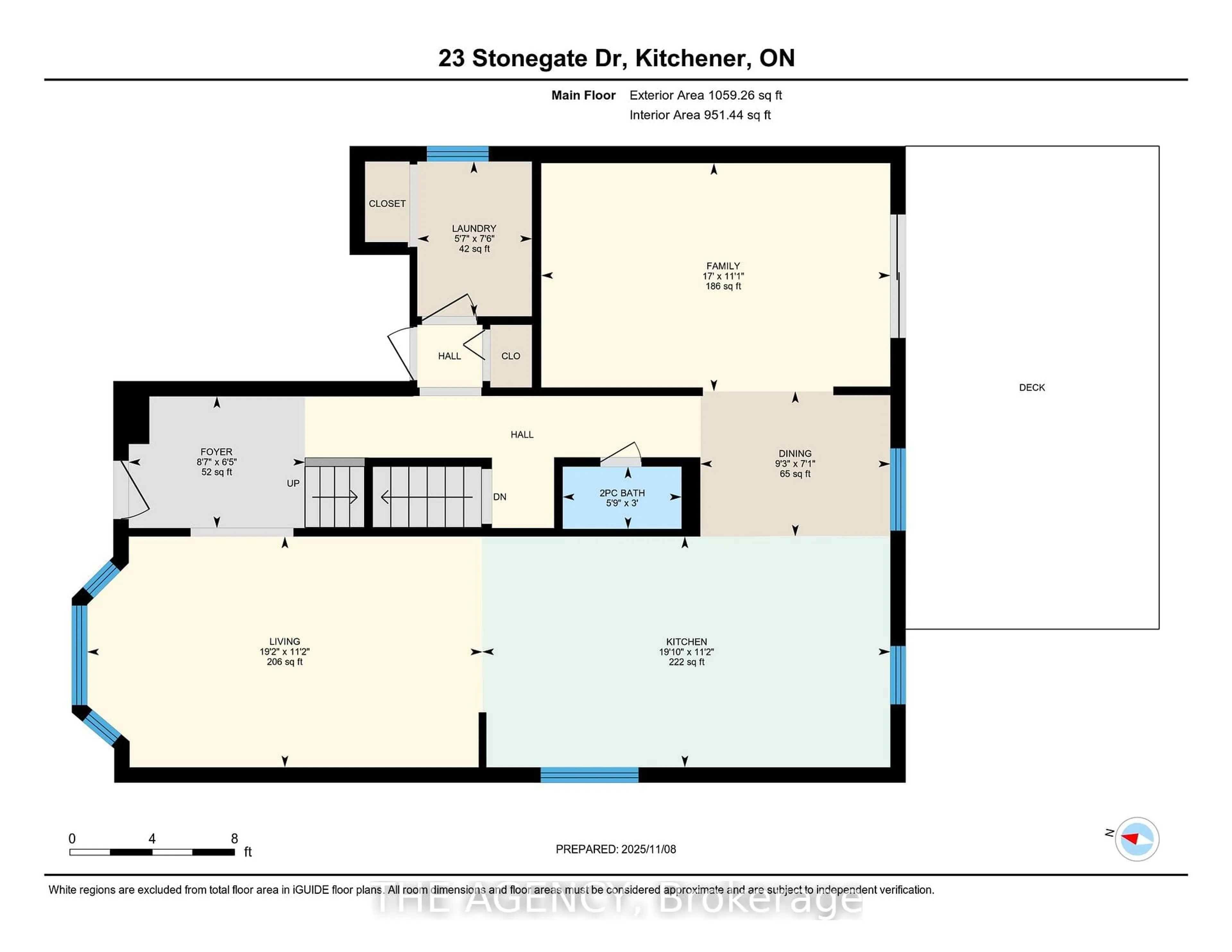 Floor plan for 23 Stonegate Dr, Kitchener Ontario N2A 2Y7