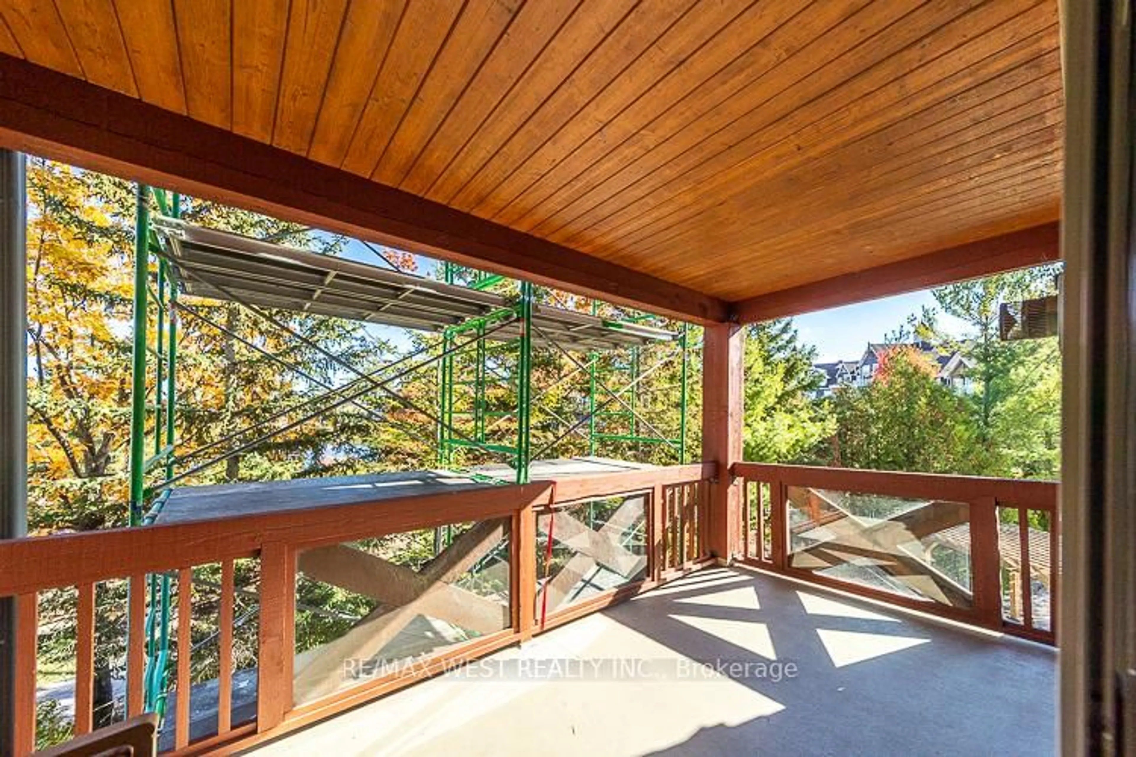 Patio, forest/trees view for 152 Jozo Weider Blvd #232, Blue Mountains Ontario L9Y 0V2