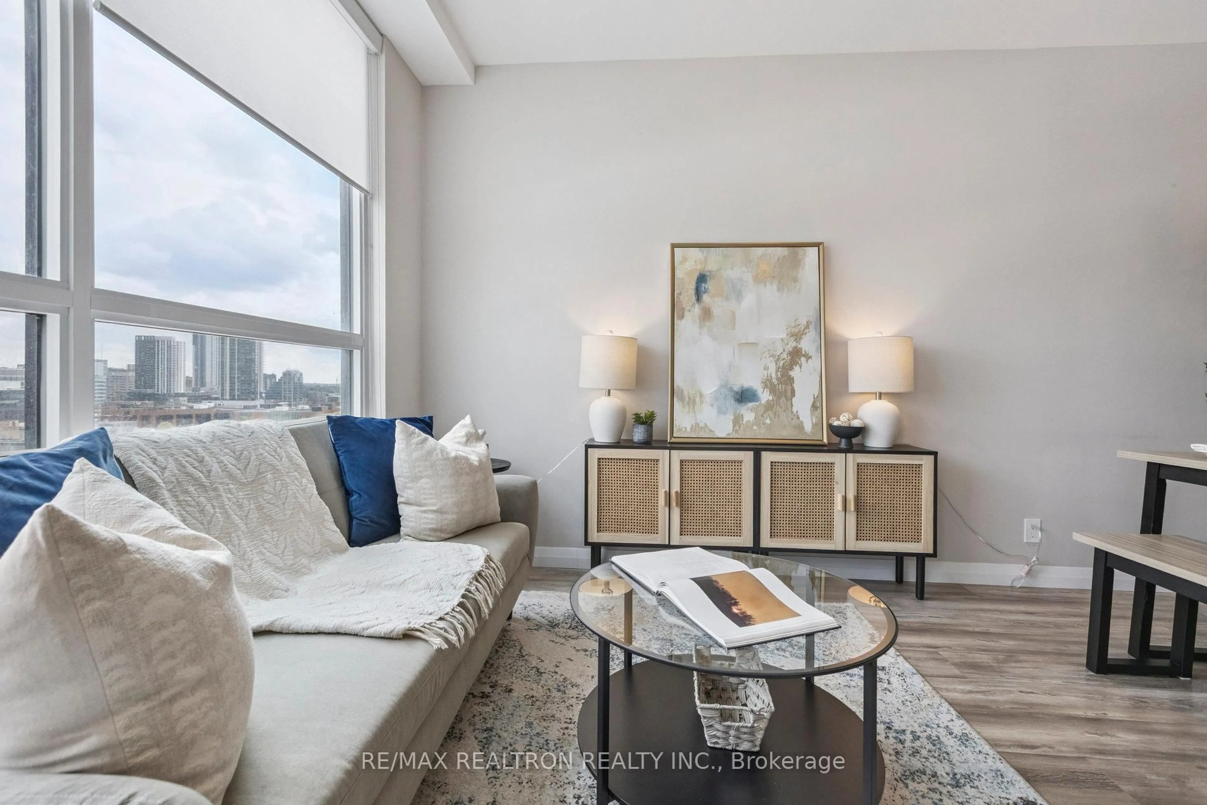 Living room with furniture, unknown for 104 Garment St #1310, Kitchener Ontario N2G 0C8