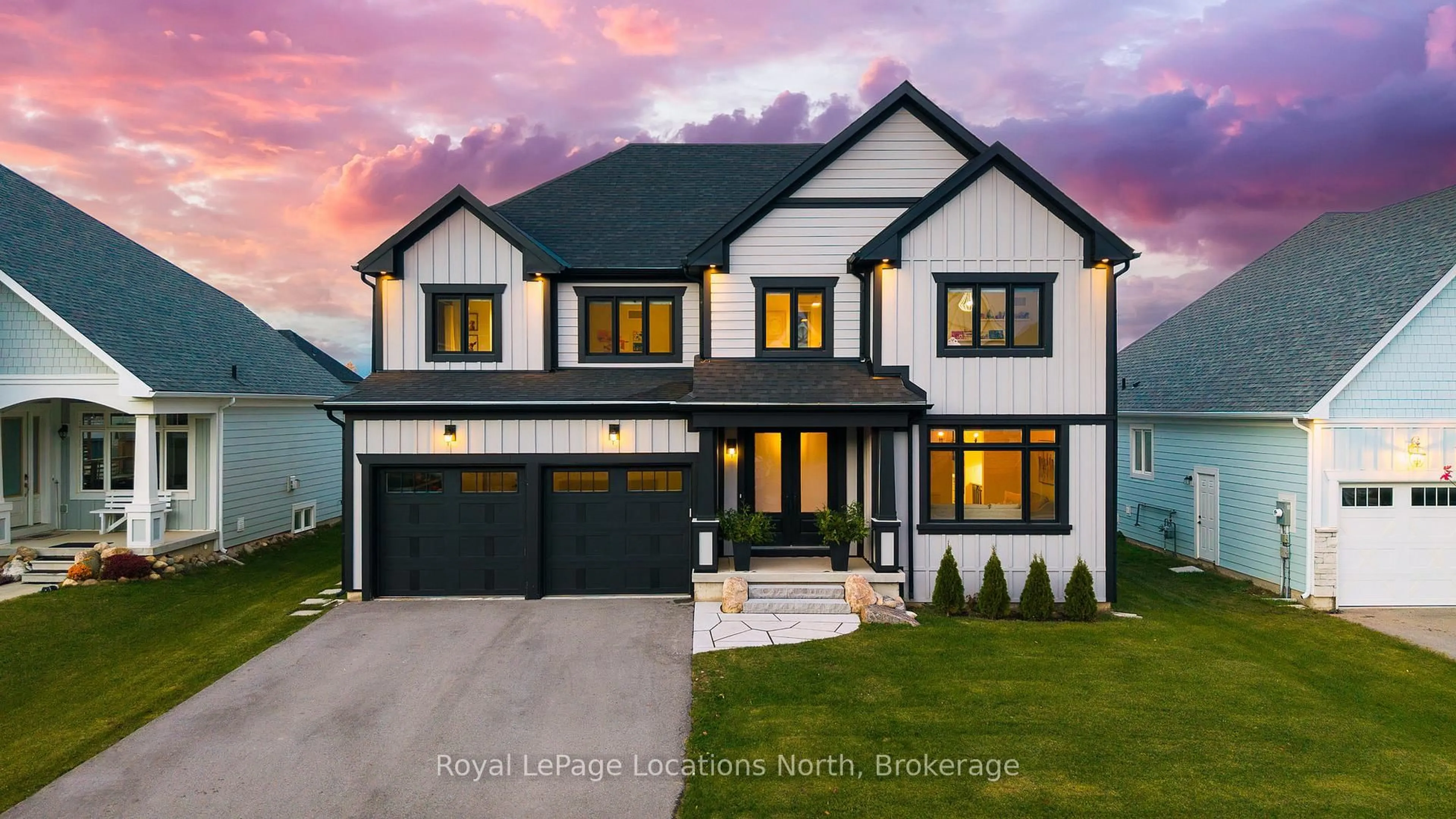 Home with brick exterior material, street for 104 Stillwater Cres, Blue Mountains Ontario L9Y 4P5