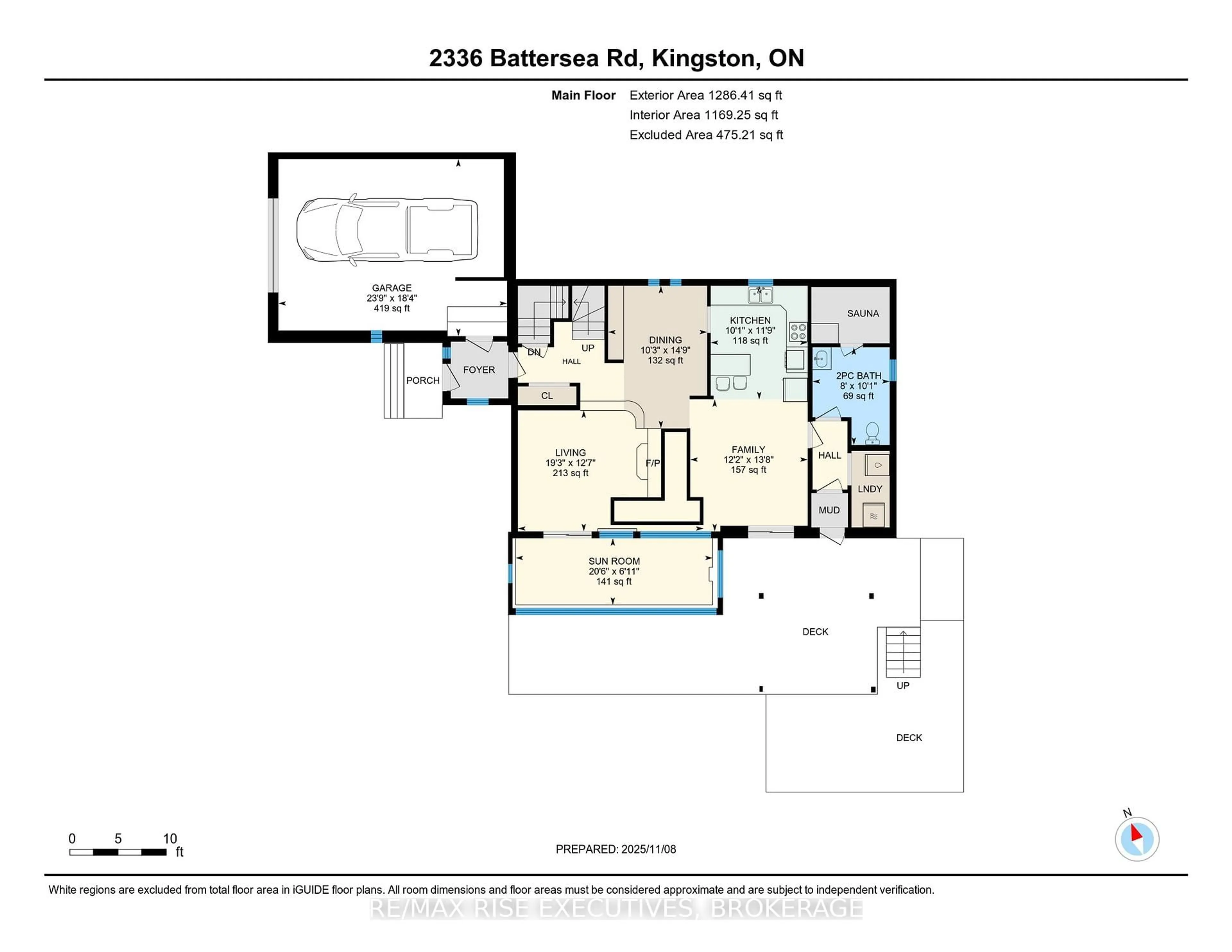 Floor plan for 2336 Battersea Rd, Kingston Ontario K0H 1S0