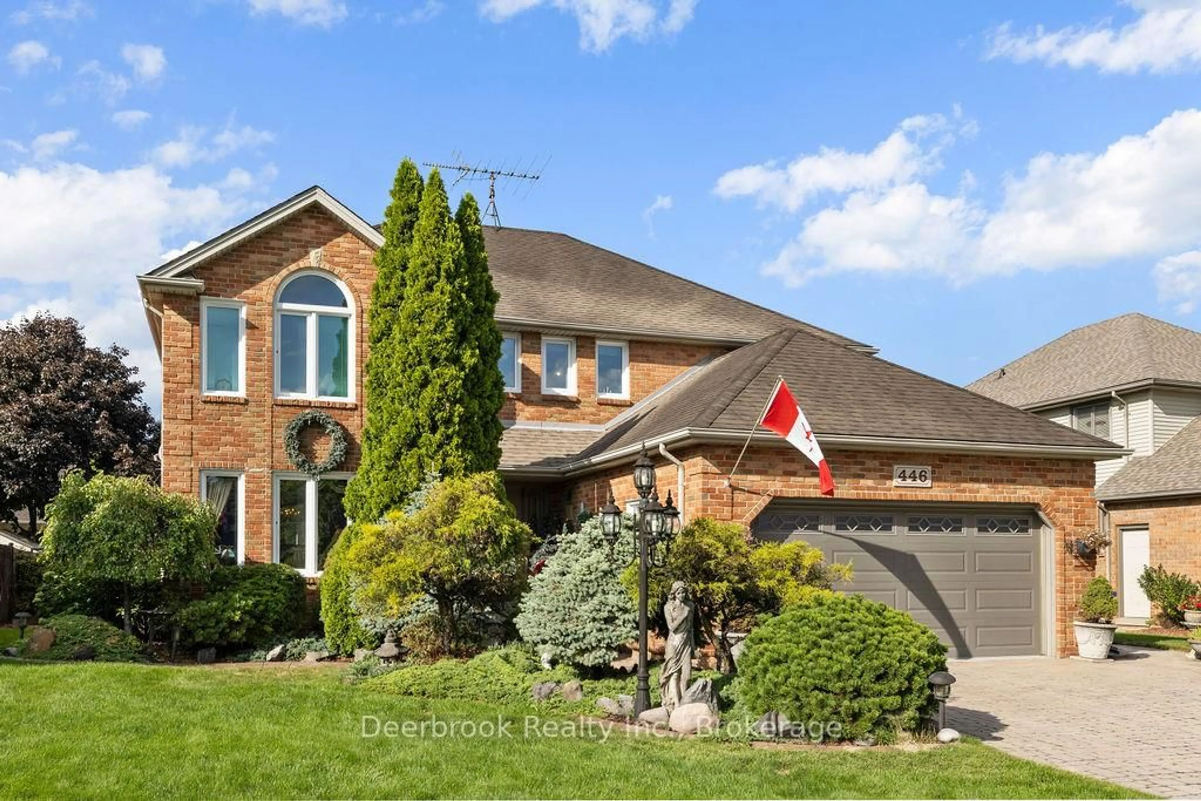 Home with brick exterior material, street for 446 Corbett Dr, Lakeshore Ontario N8N 4T4