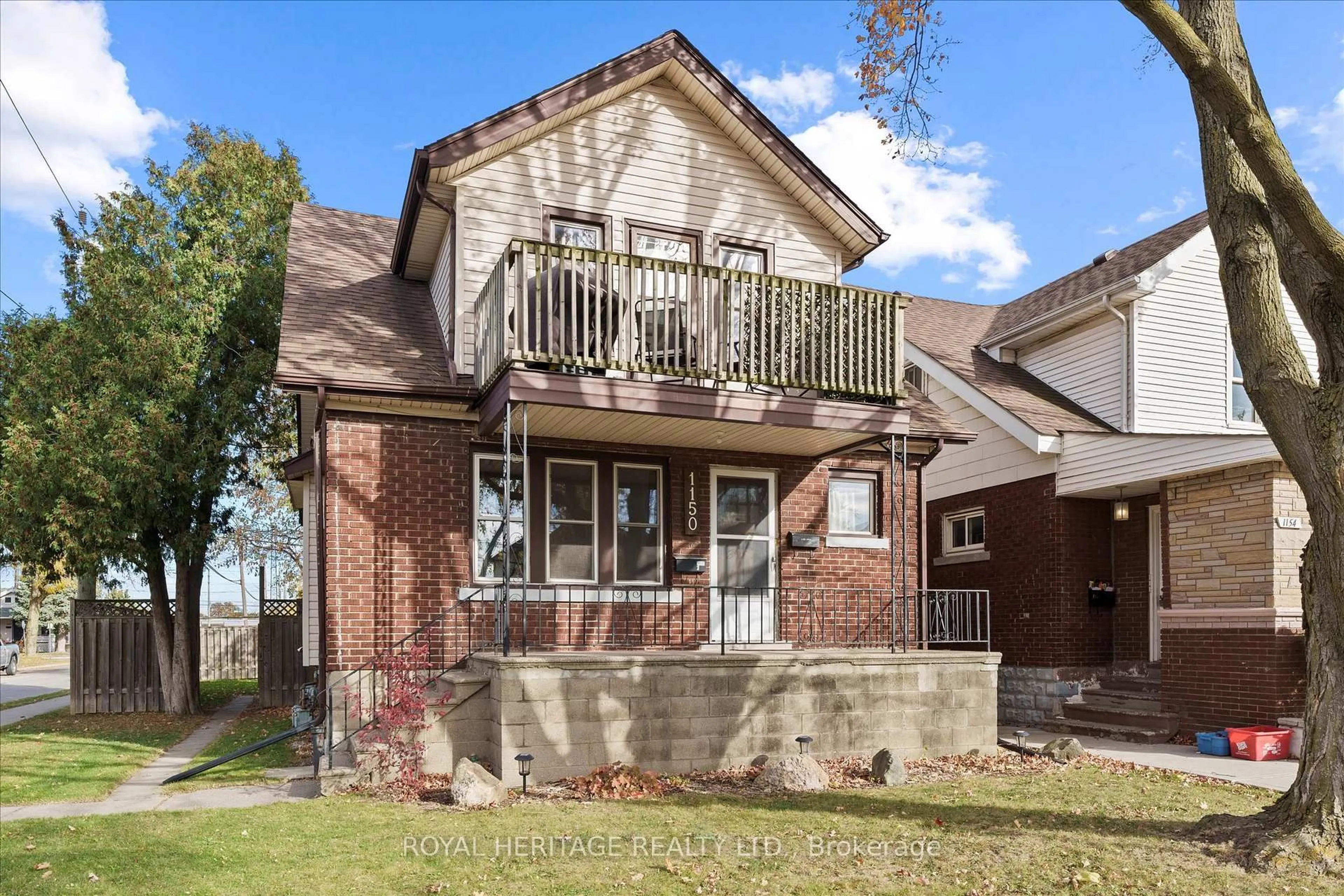 Home with brick exterior material, street for 1150 Elm Ave, Windsor Ontario N9A 5H9