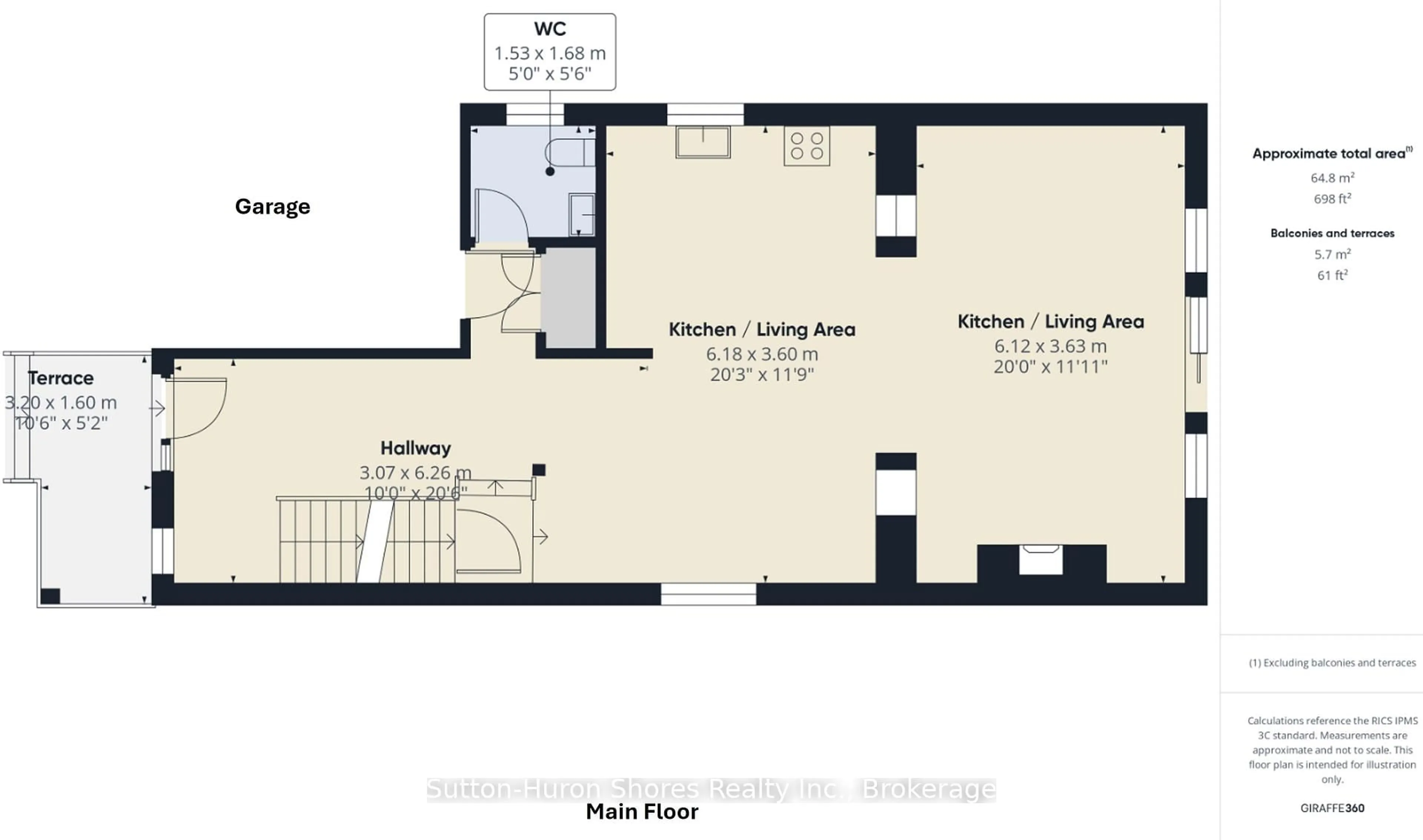 Floor plan for 893 Sumpton St, Saugeen Shores Ontario N0H 2C2