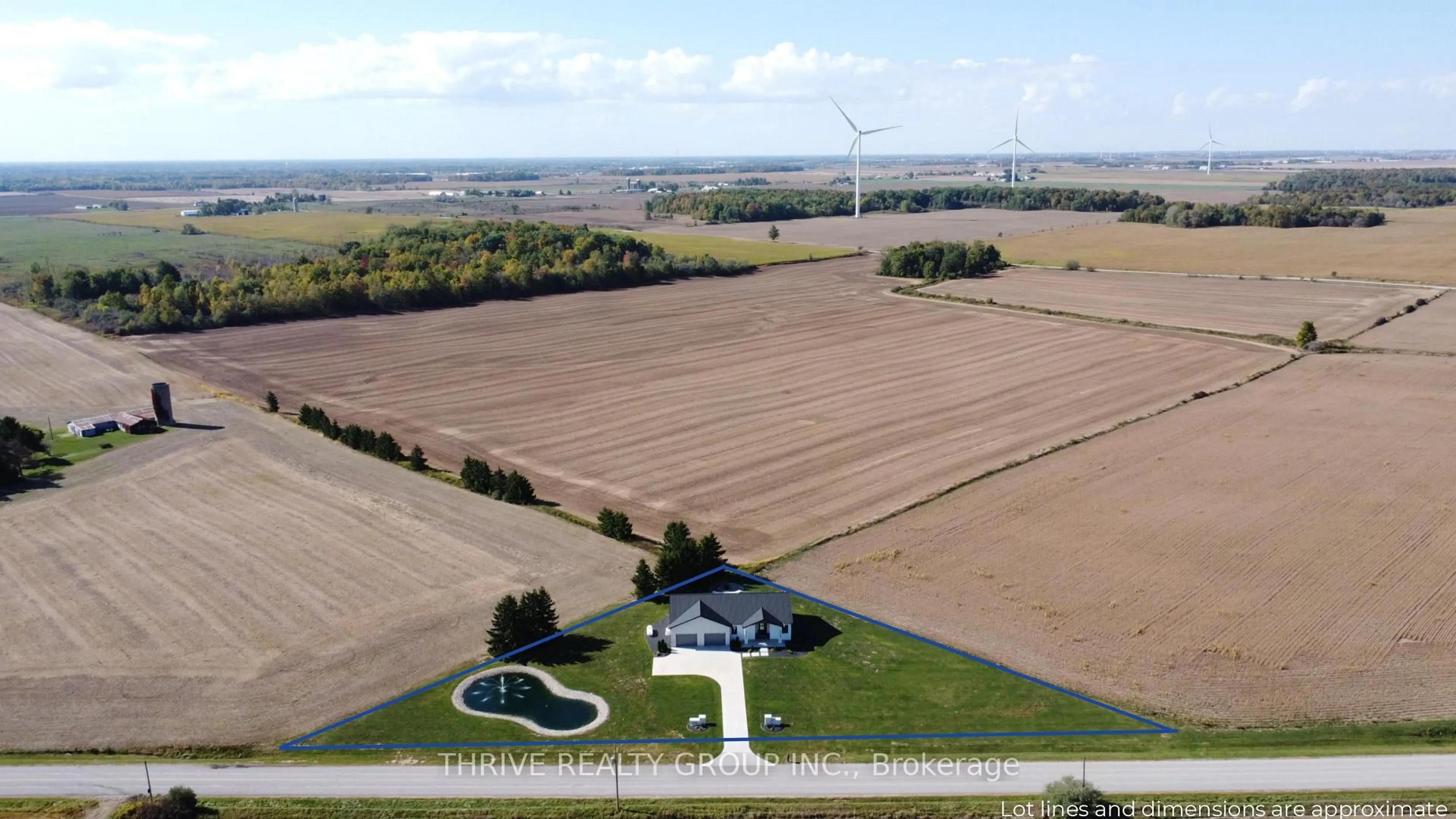 A pic from outside/outdoor area/front of a property/back of a property/a pic from drone, unknown for 25451 Wood Rd, Adelaide Metcalfe Ontario N7G 3H6