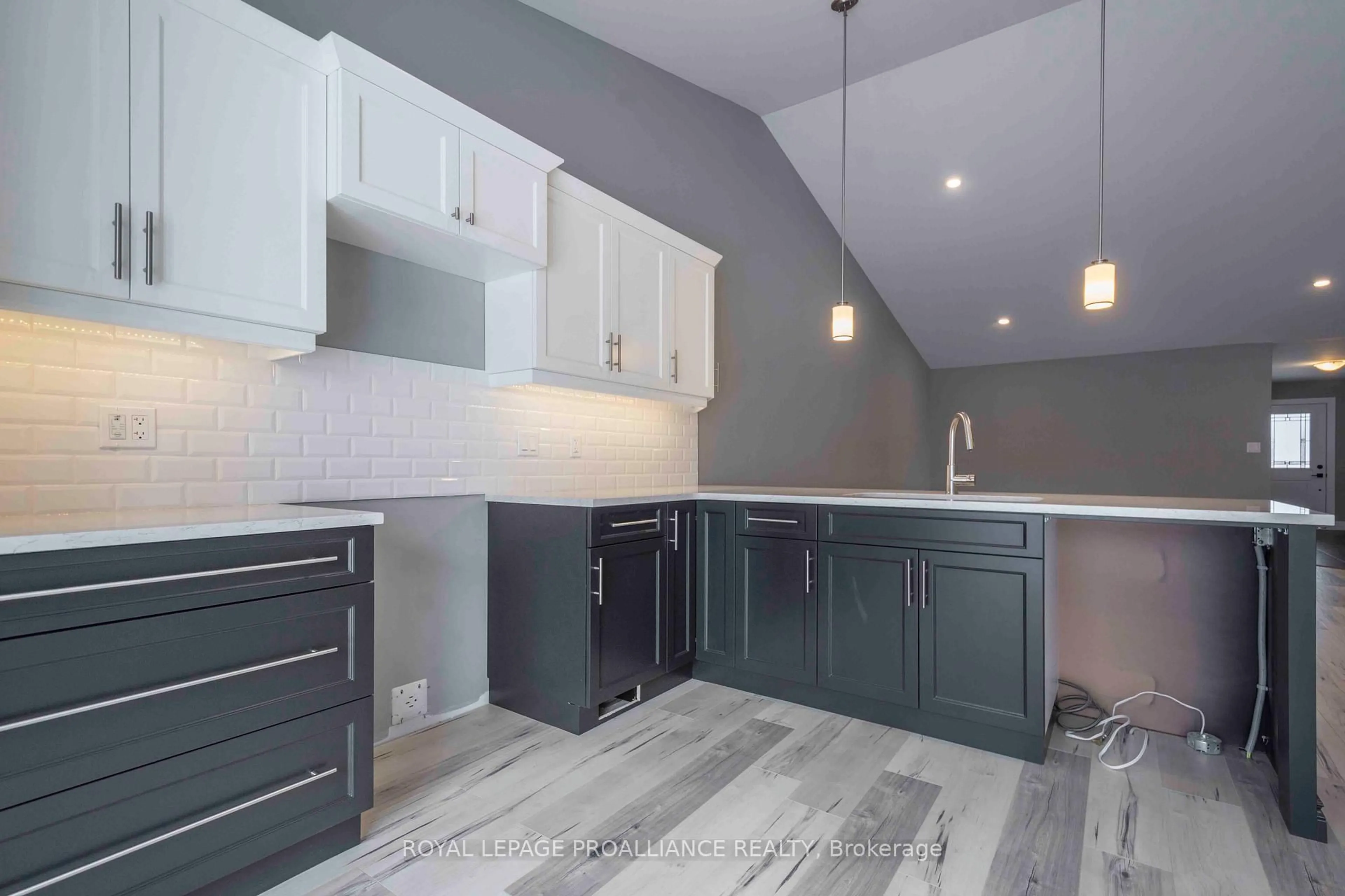 Open concept kitchen, ceramic/tile floor for 117 Farrington Cres, Prince Edward County Ontario K0K 2T0
