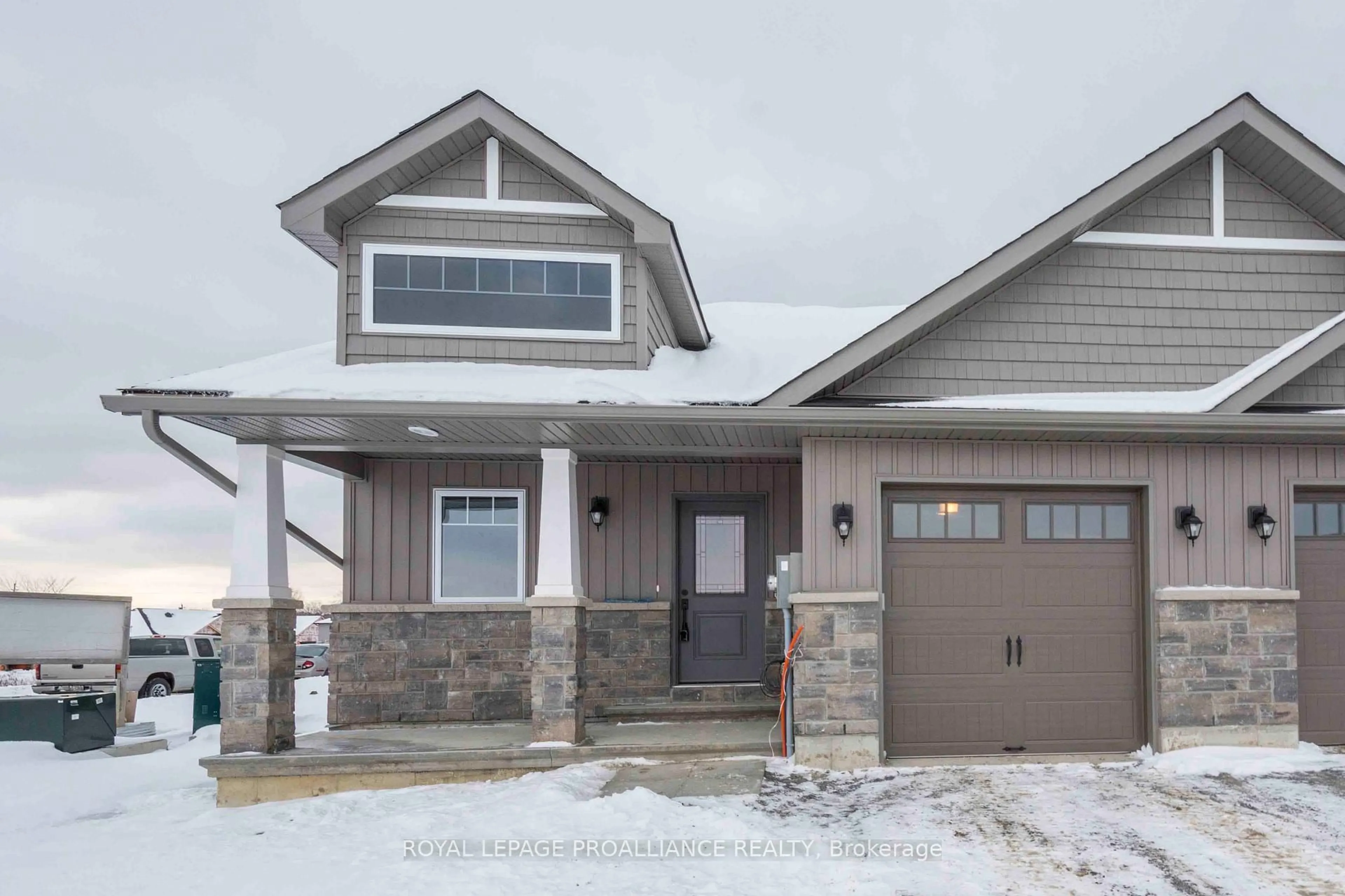 Home with vinyl exterior material, street for 123 Farrington Cres, Prince Edward County Ontario K0K 2T0