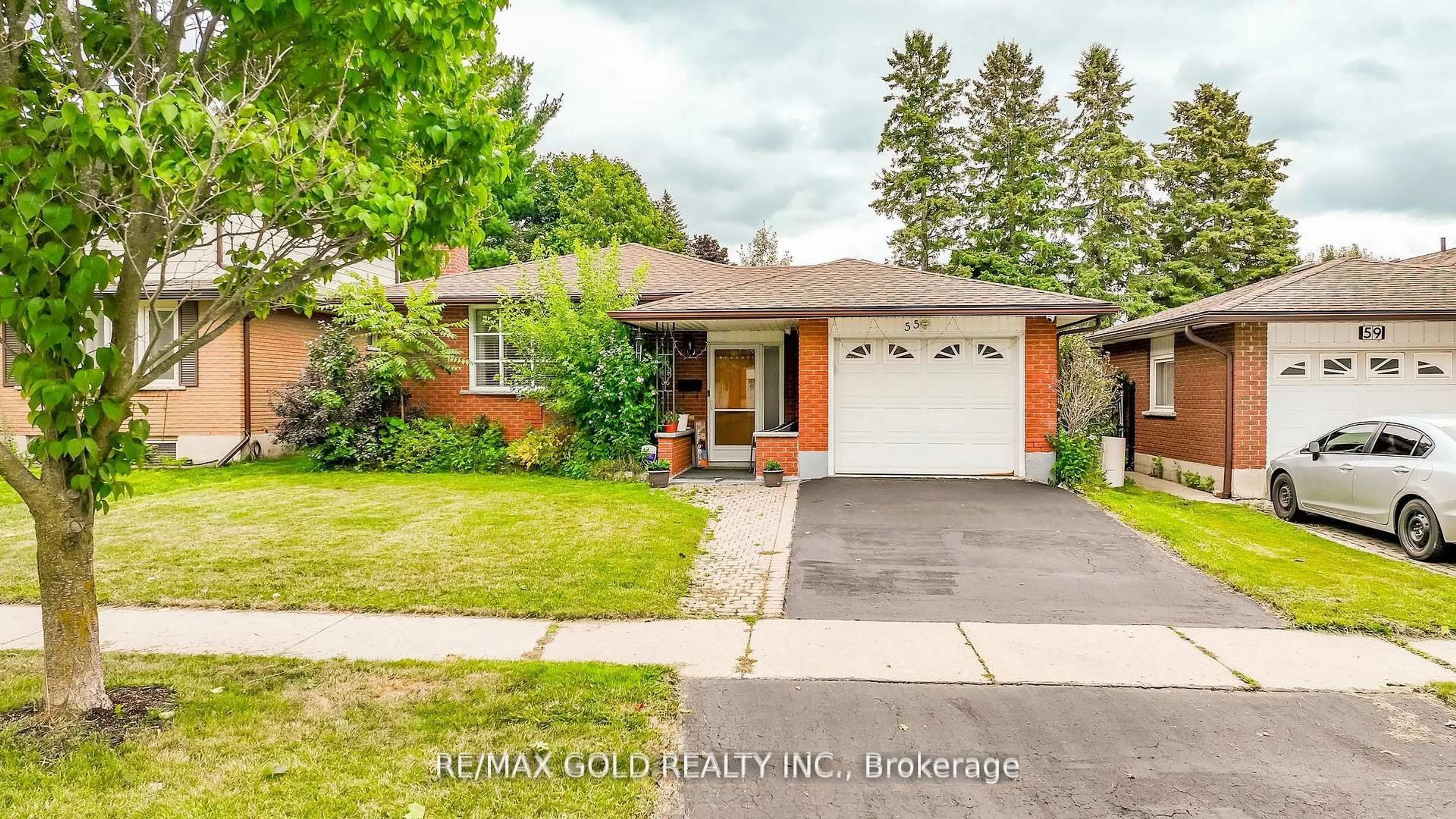 Home with brick exterior material, street for 55 Ramblewood Way, Kitchener Ontario N2N 1G8